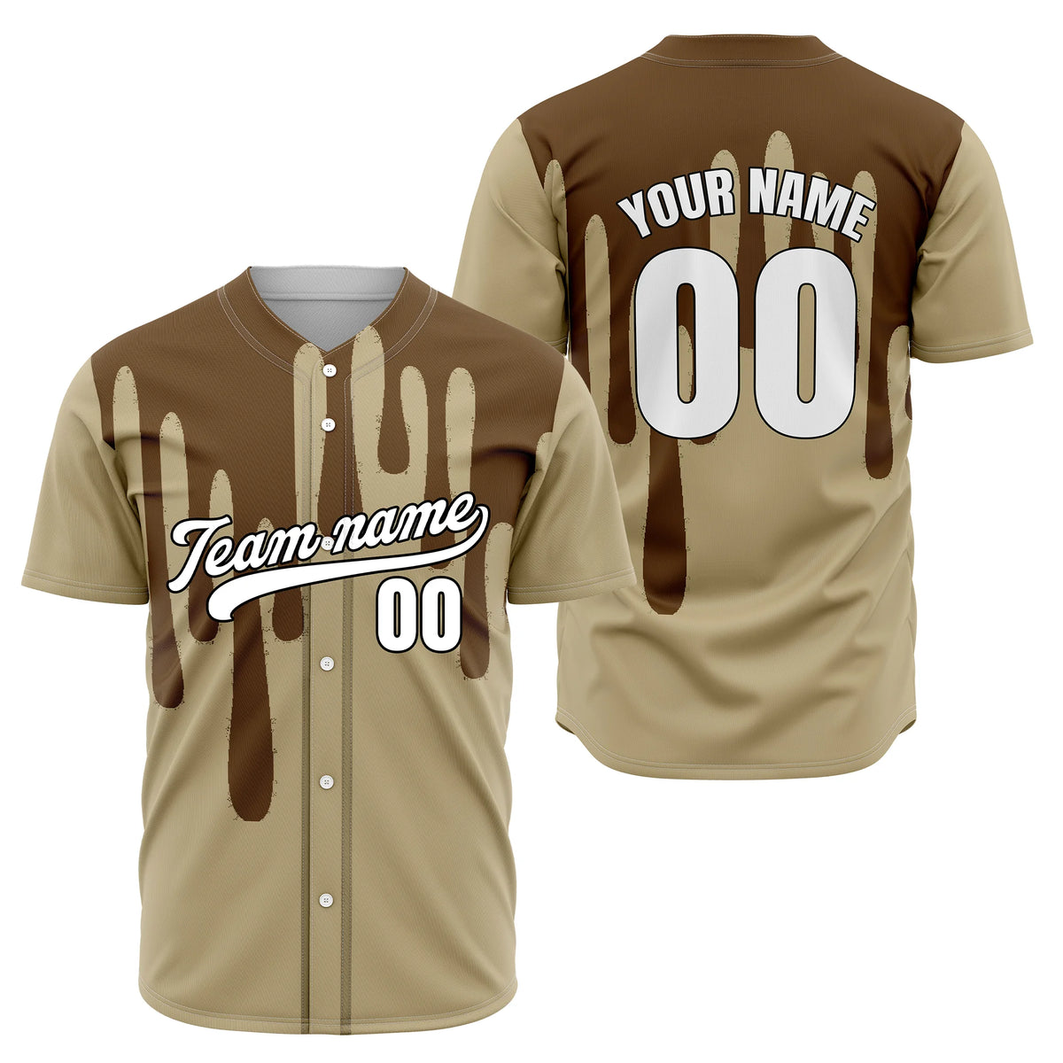 Custom Ink Drip Sports Jersey Personalized Uniform with Name &amp; Number