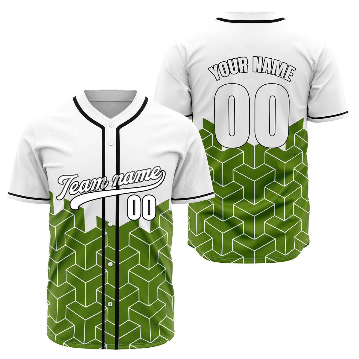 Custom Grid Iron Blue Baseball Sports Jersey Personalized Uniform with Name & Number