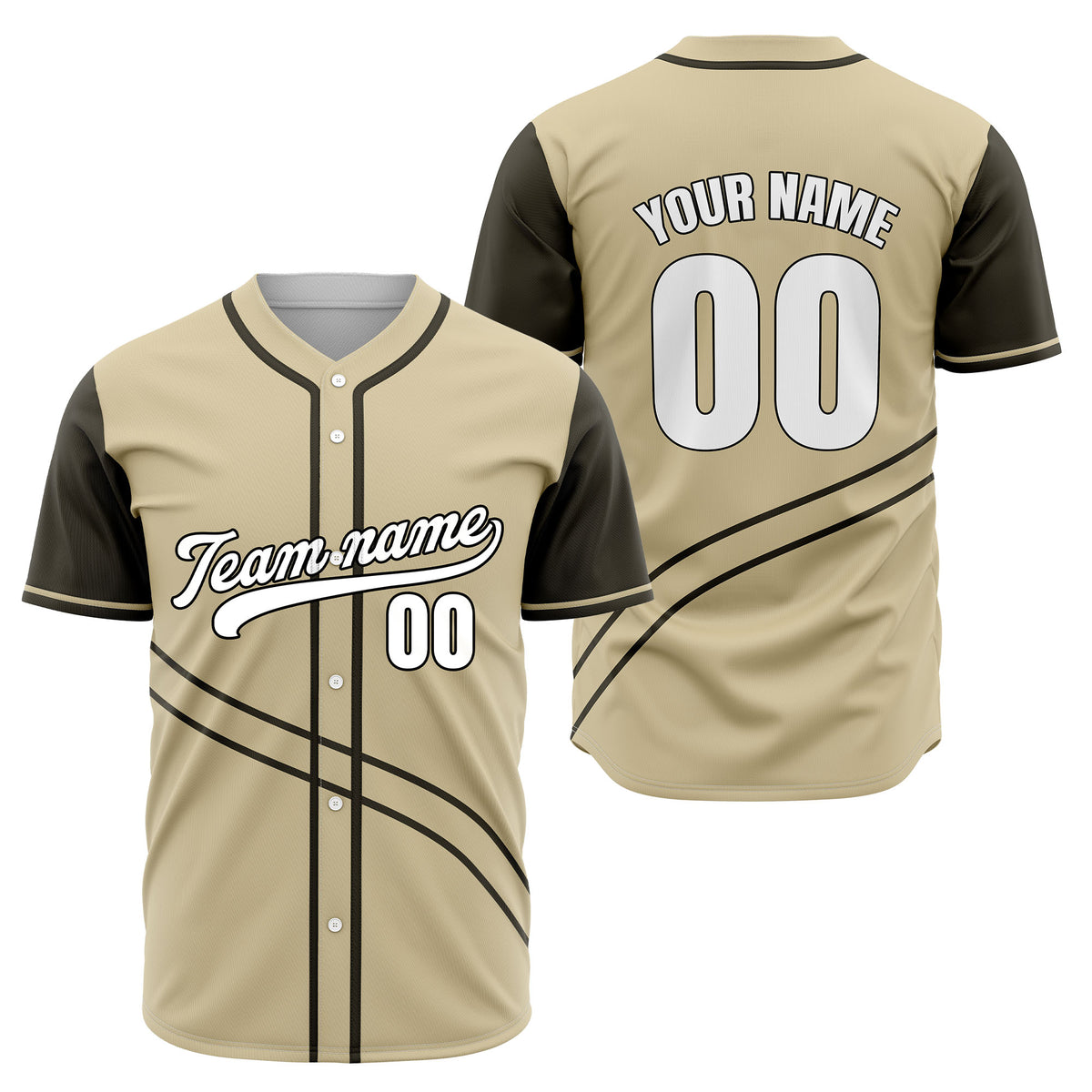Custom Swift Green Raglan Style Baseball Sports Jersey Personalized Uniform with Name & Number