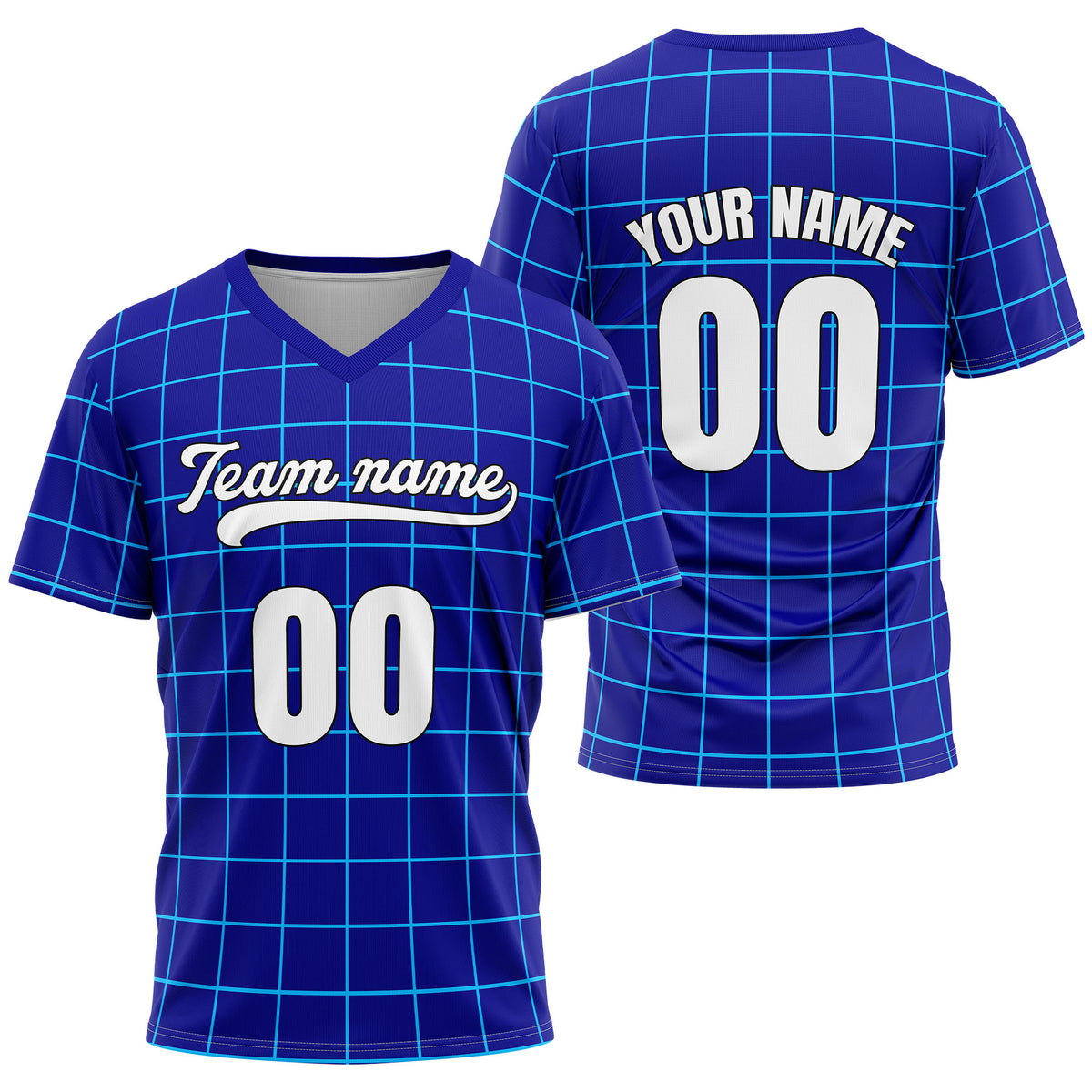 Custom Storm Matrix Blue Baseball Sports Jersey Personalized Uniform with Name &amp; Number