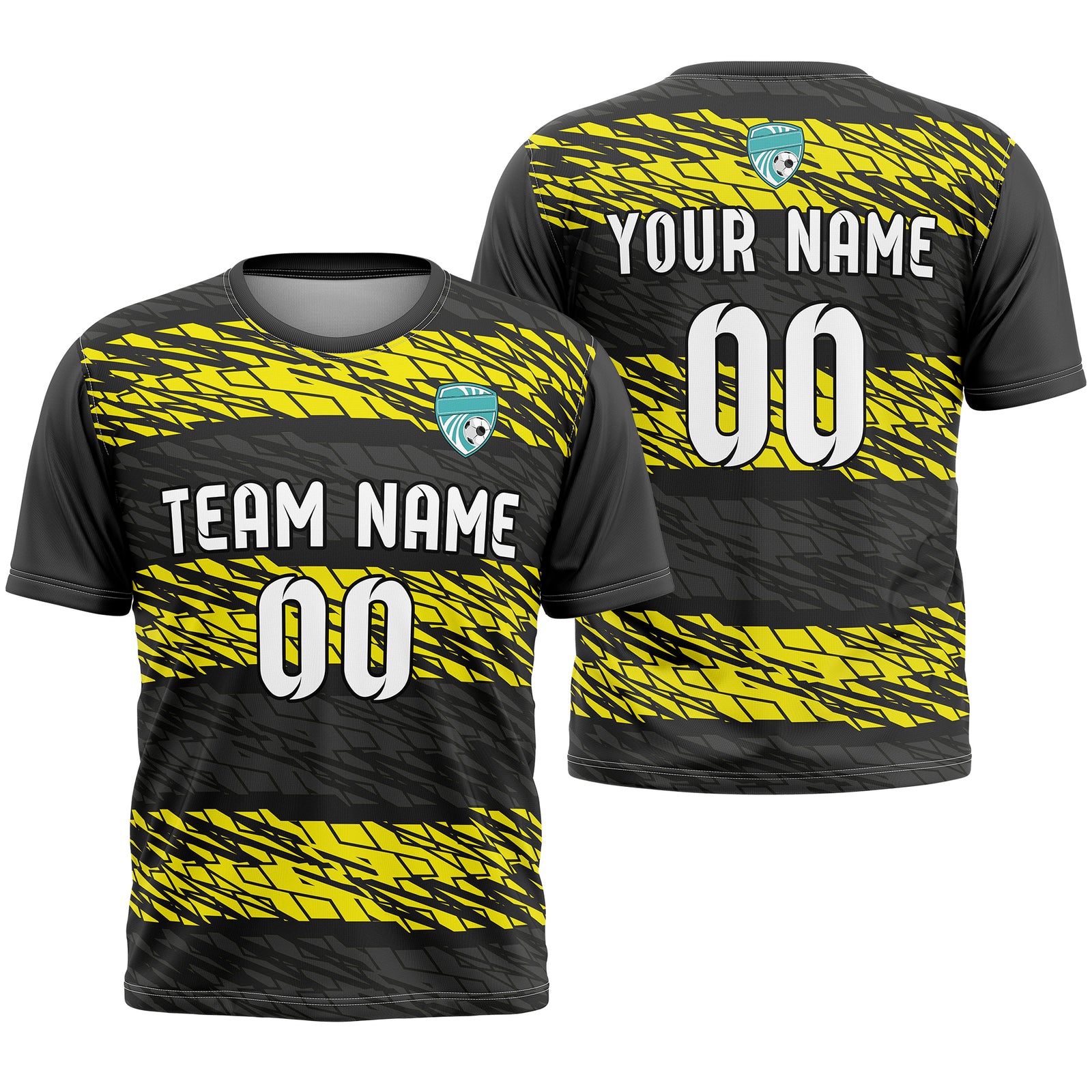Custom Soccer Round Neck Blue Strike Sports Tops Jersey