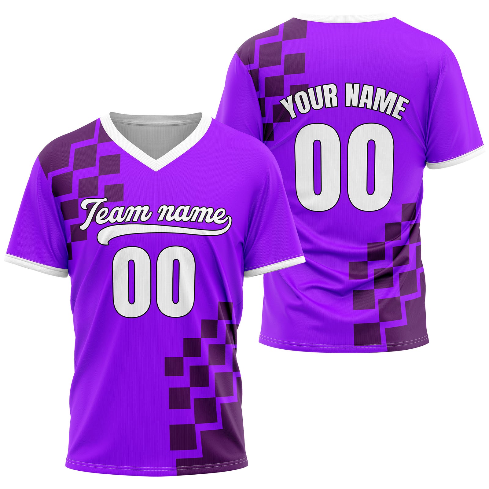 Custom Shadow Pixel Yellow Baseball Sports Jersey Personalized Uniform with Name & Number