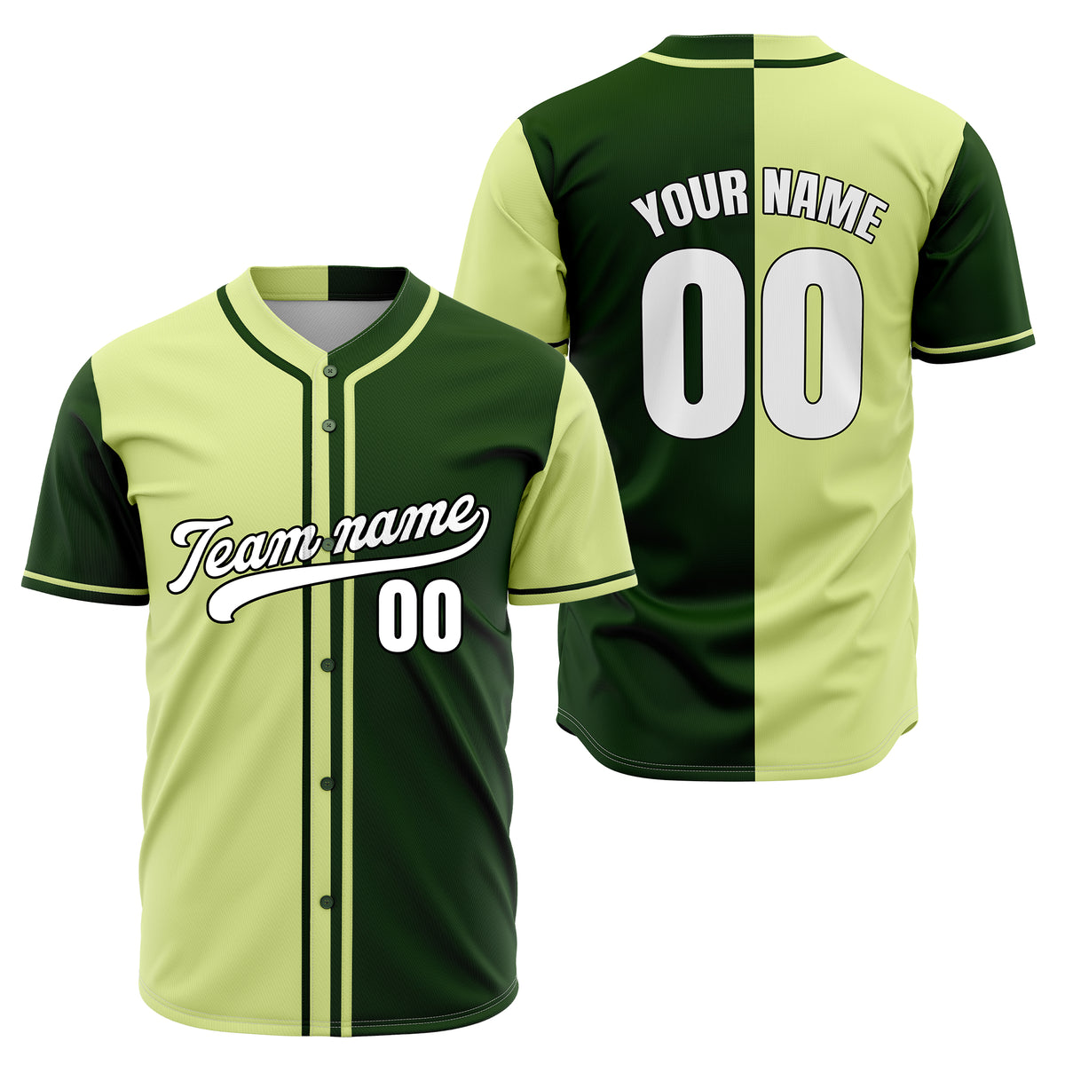 Custom Split Baseball Purple Sports Jersey Personalized Uniform with Name & Number