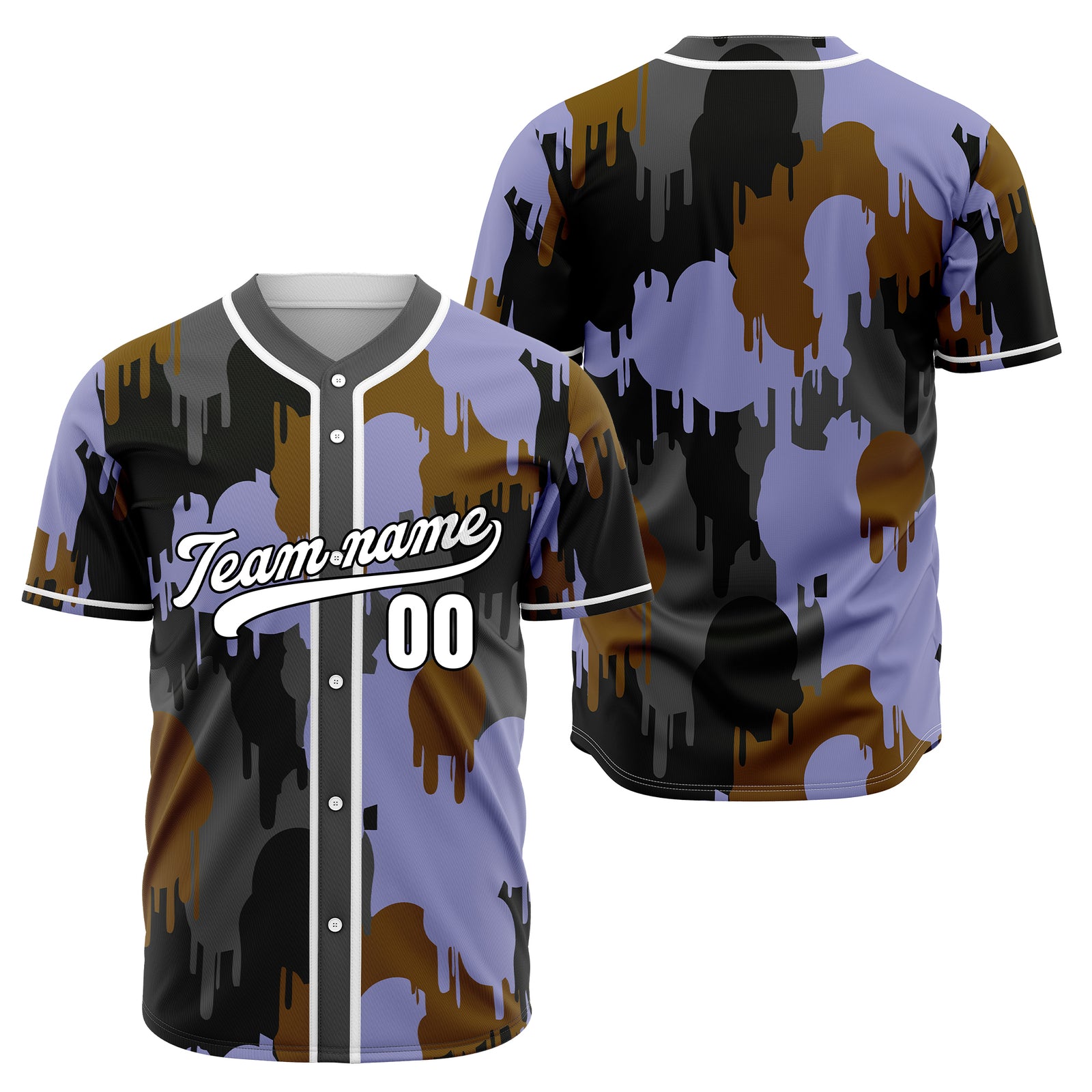 Custom Paint Hustlers Khaki Baseball Sports Jersey Personalized Uniform with Name & Number