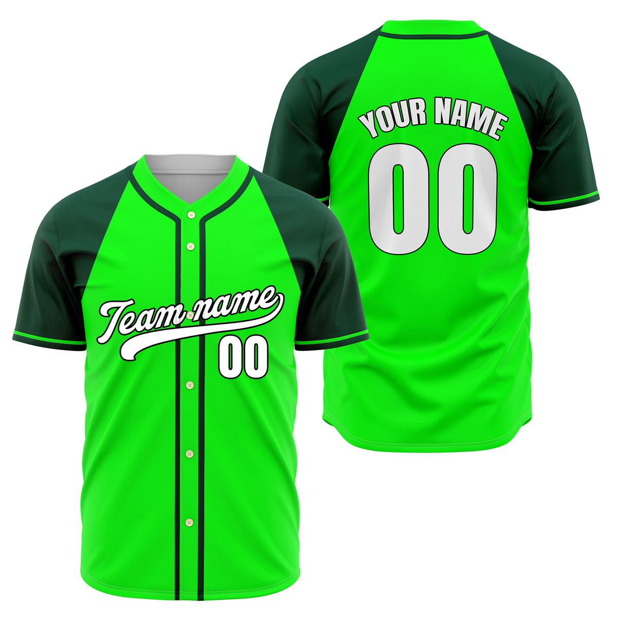 Custom Desert Blaze Black Raglan Style Baseball Sports Jersey Personalized Uniform with Name & Number