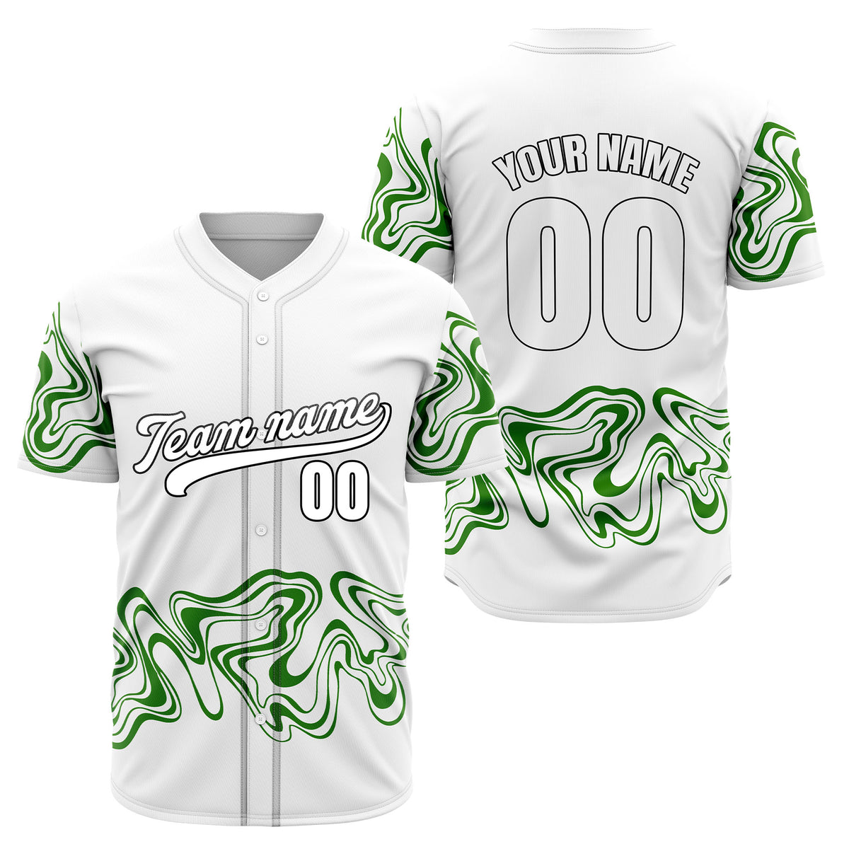 Custom Dark Grey Baseball Wave Sports Jersey Personalized Uniform with Name & Number