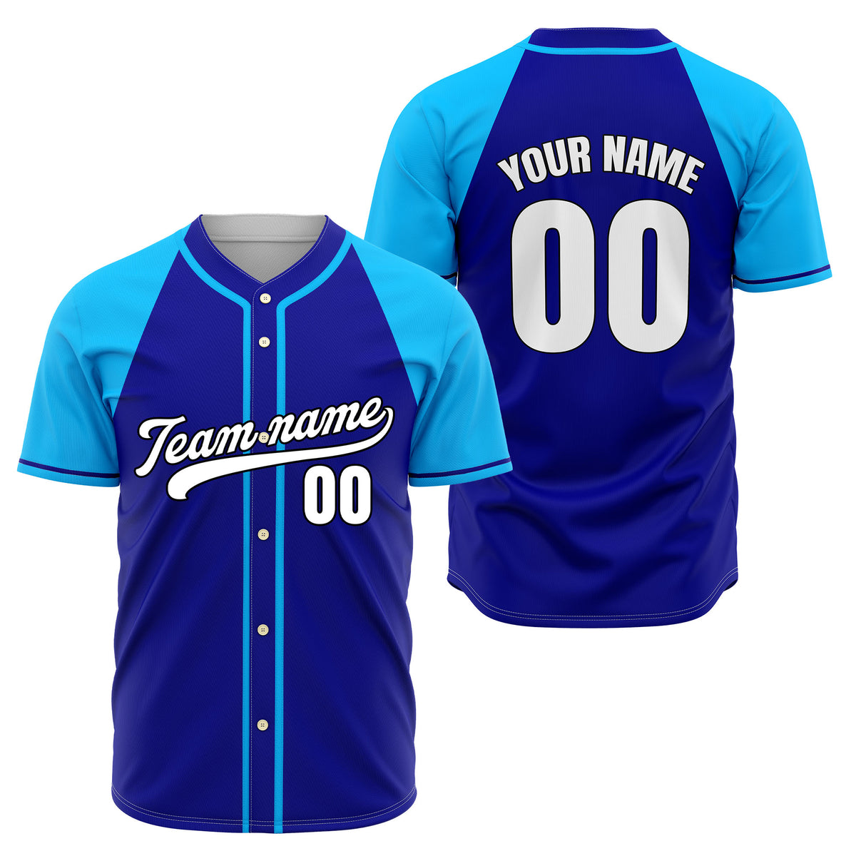 Custom Desert Blaze Black Raglan Style Baseball Sports Jersey Personalized Uniform with Name & Number