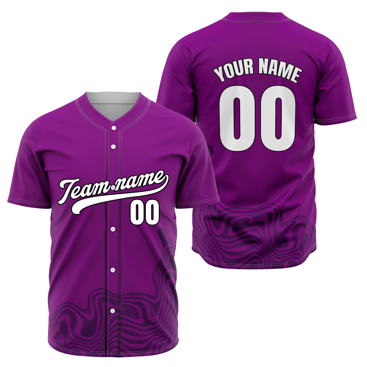 Custom Aqua Baseball Wave Sports Jersey Personalized Uniform with Name & Number