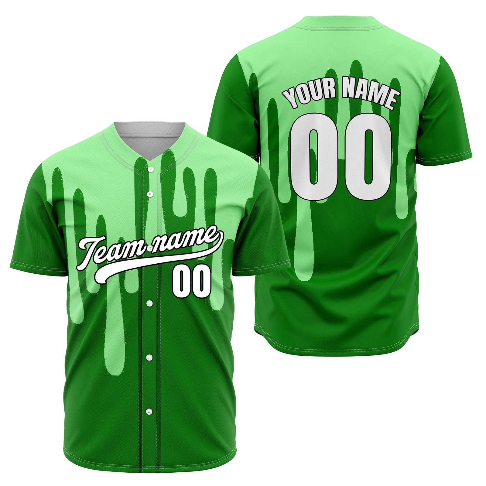 Custom Ink Drip Sports Jersey Personalized Uniform with Name & Number