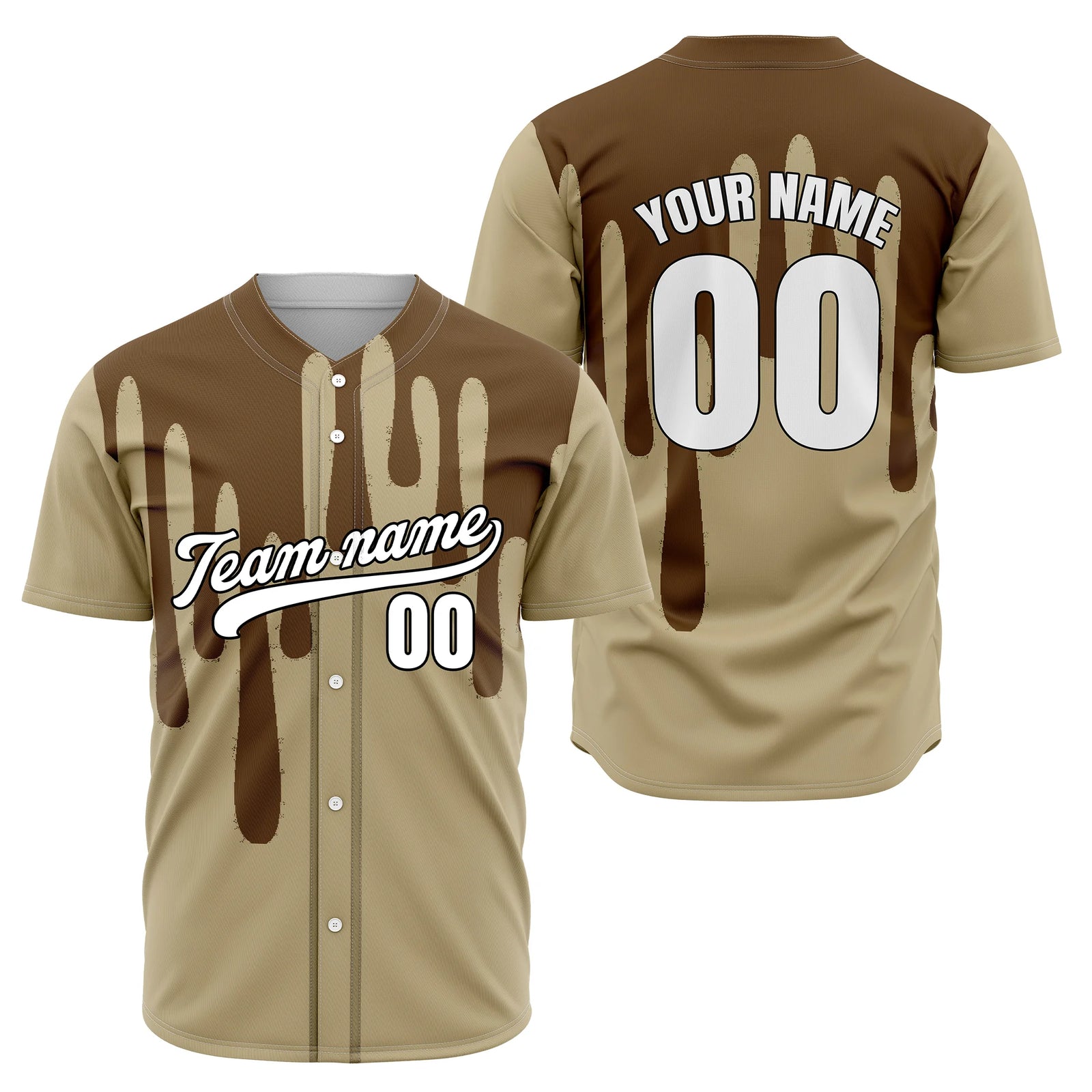 Custom Ink Drip Sports Jersey Personalized Uniform with Name & Number