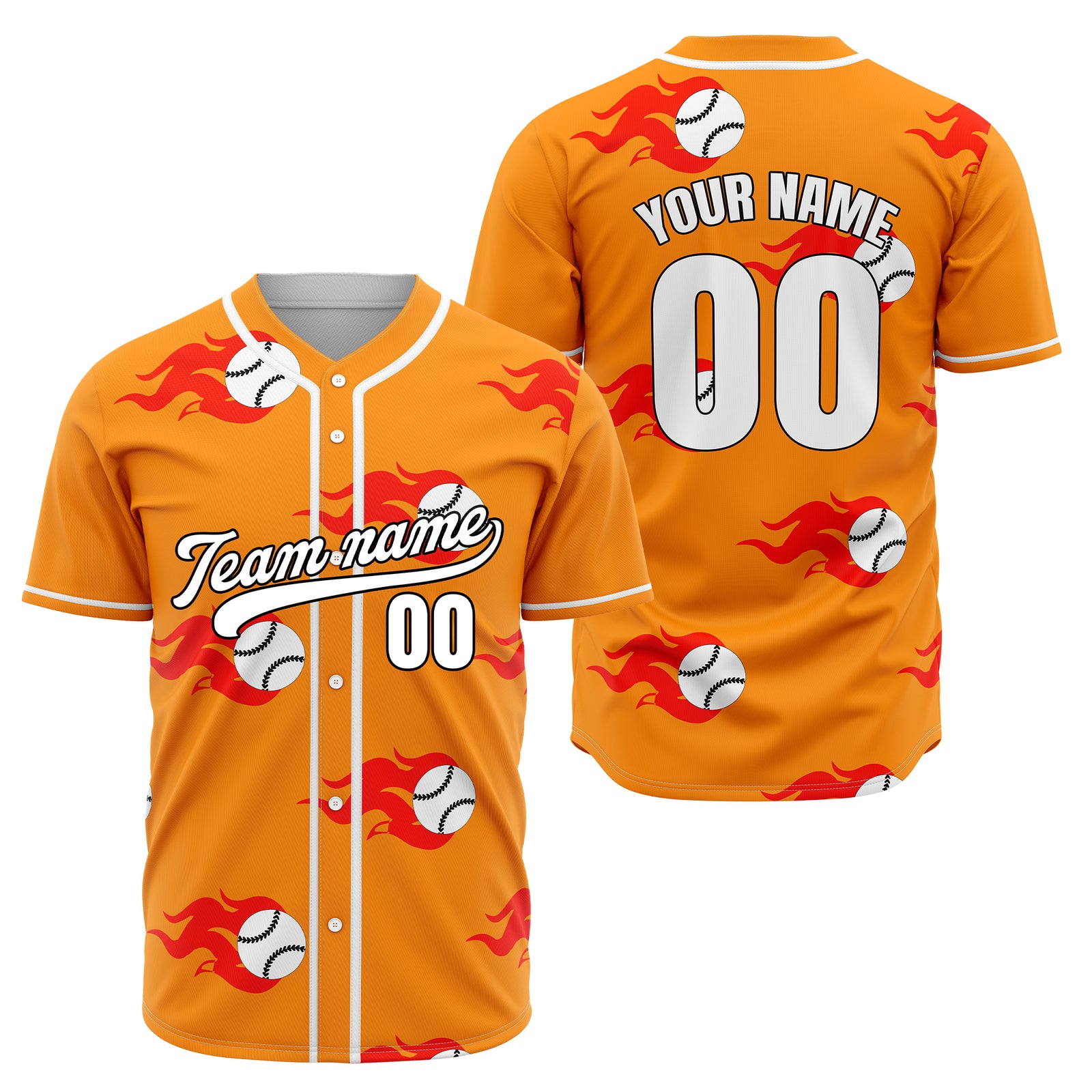 Custom Fireballers Grey Baseball Sports Jersey Personalized Uniform with Name & Number