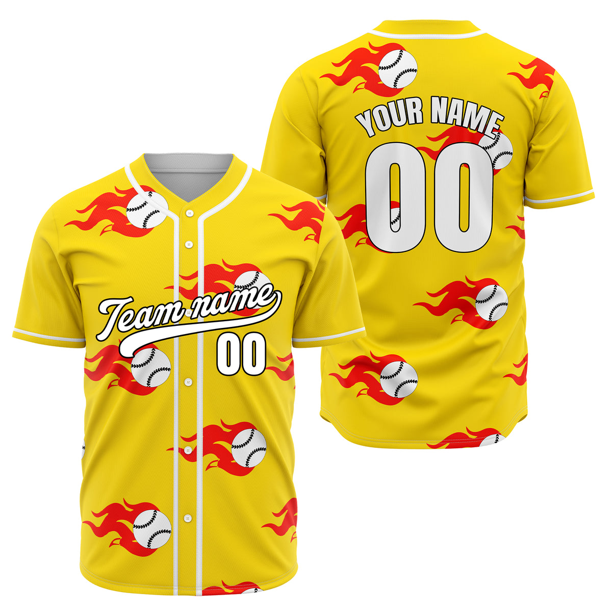 Custom Fireballers Grey Baseball Sports Jersey Personalized Uniform with Name & Number