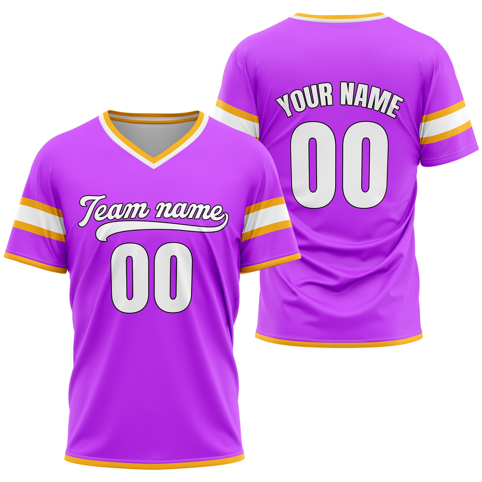 Custom StormLine Purple Pullover Baseball Sports Jersey Personalized Uniform with Name & Number