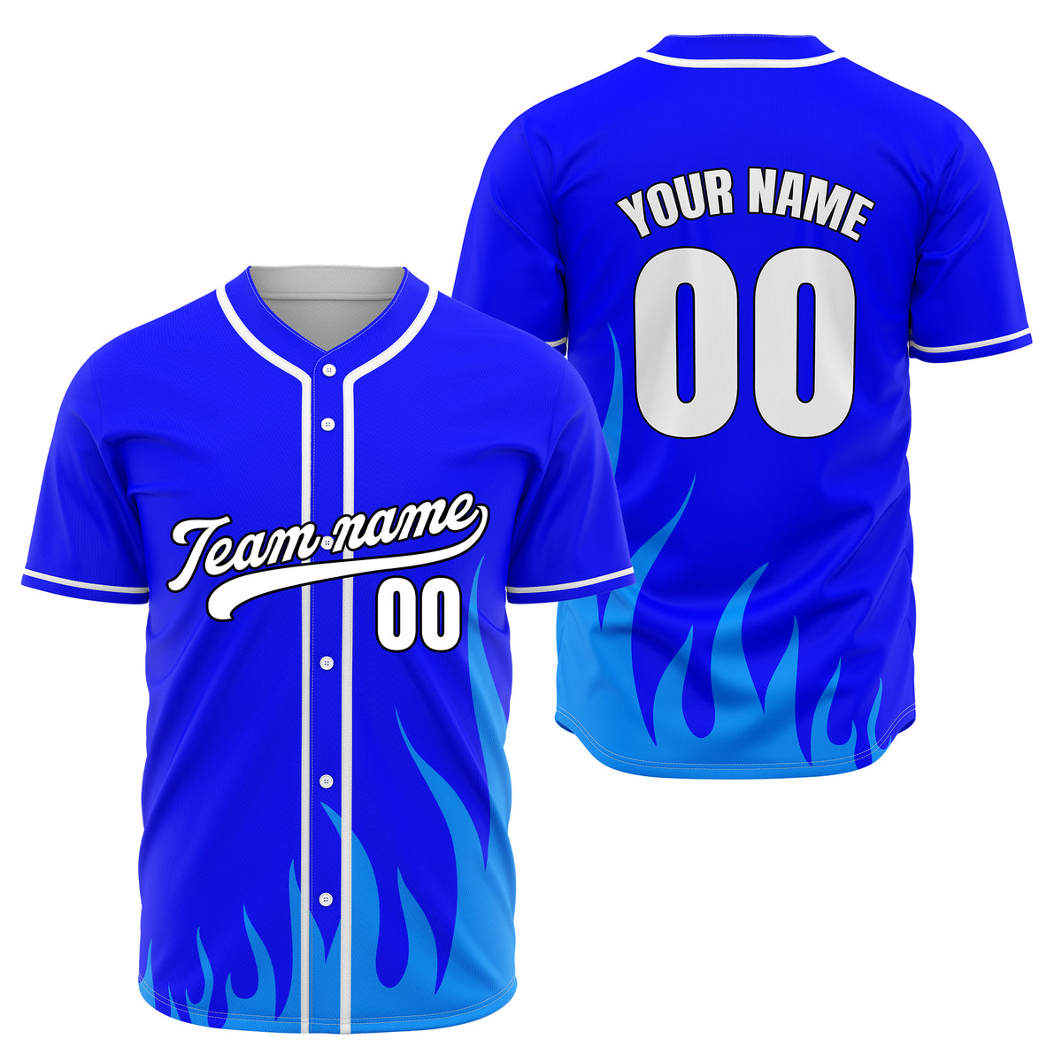 Custom Fire Pulse Grey Baseball Sports Jersey Personalized Uniform with Name & Number