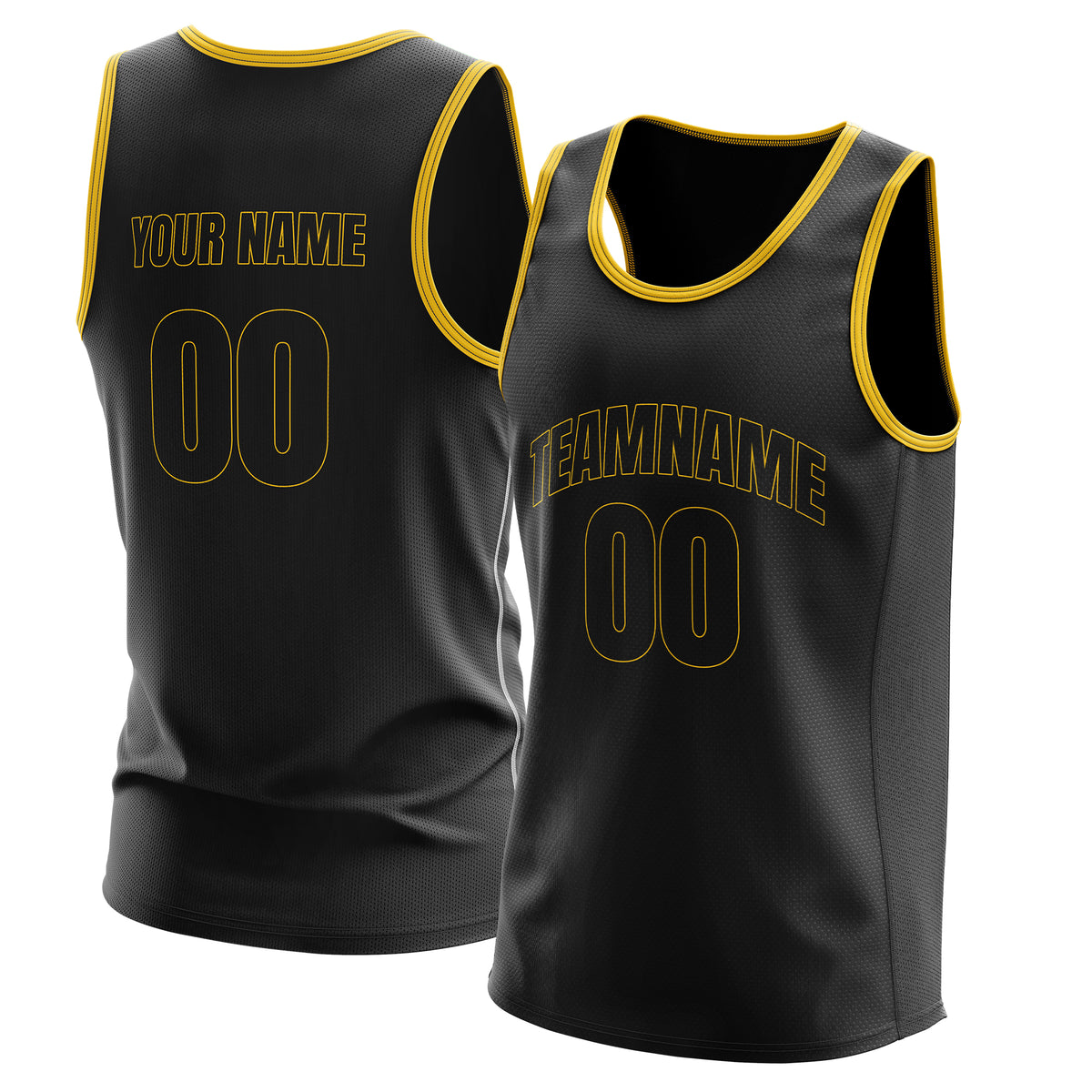 Custom Elite Black Classic Stitched Jersey Basketball Tops