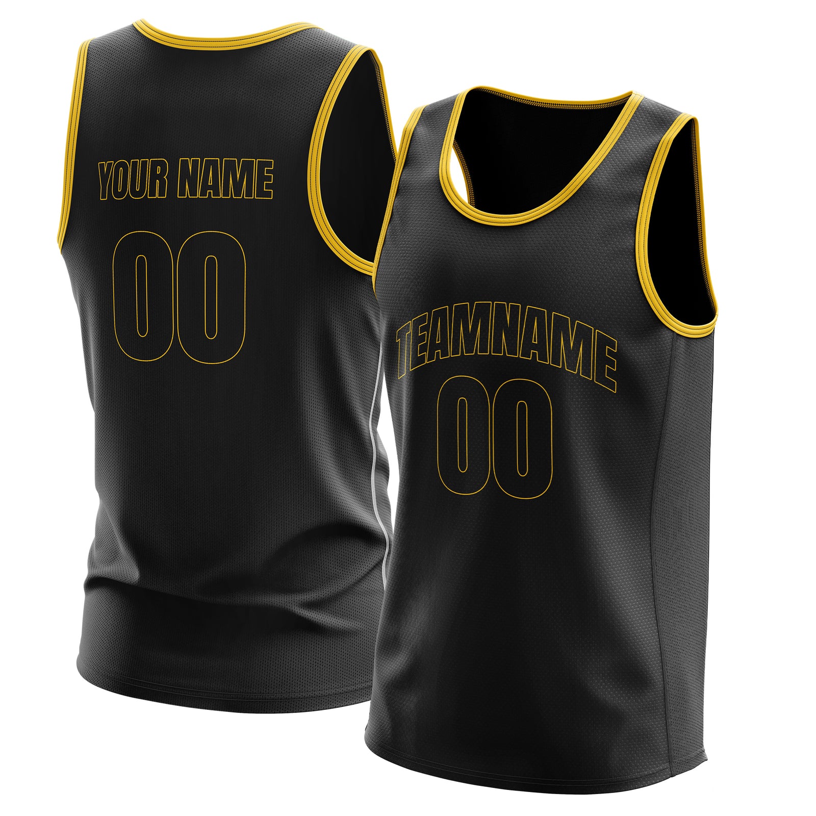 Custom Elite Black Classic Stitched Jersey Basketball Tops