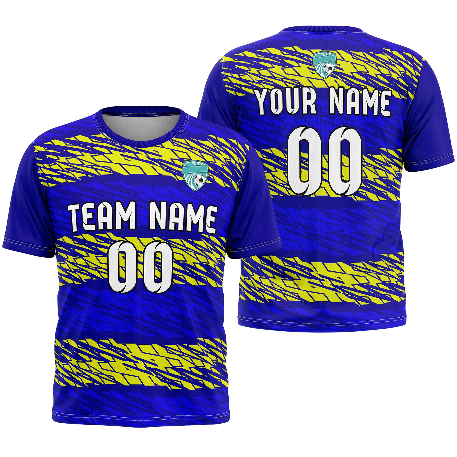 Custom Soccer Round Neck Navy Strike Sports Tops Jersey