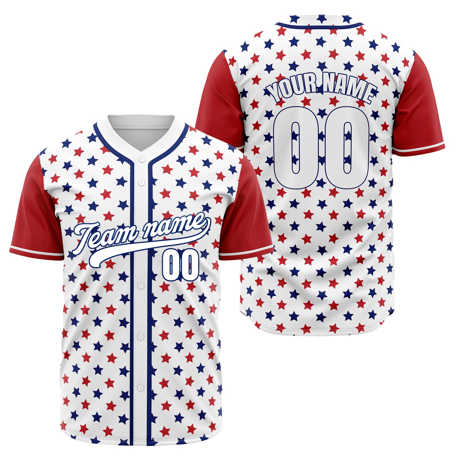 Baseball American Flag