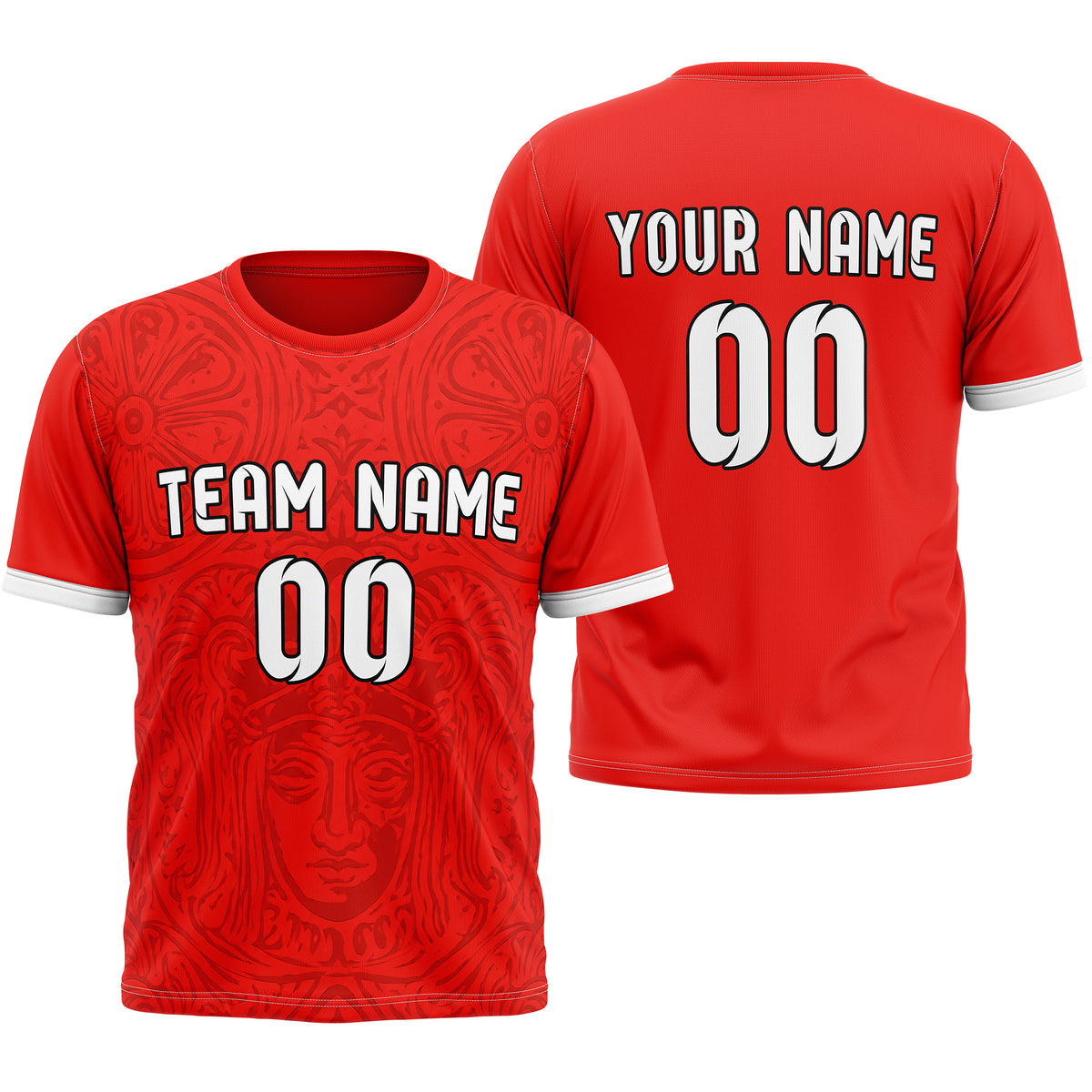 Custom TUNISIA Fan Jersey Personalized with Name &amp; Number