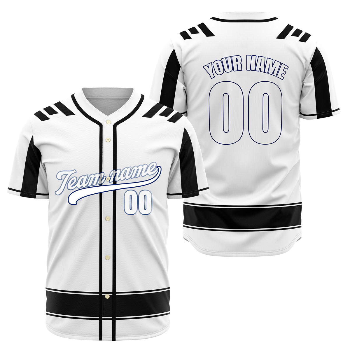 Custom Radiant Strike Blue Raglan Style Baseball Sports Jersey Personalized Uniform with Name & Number