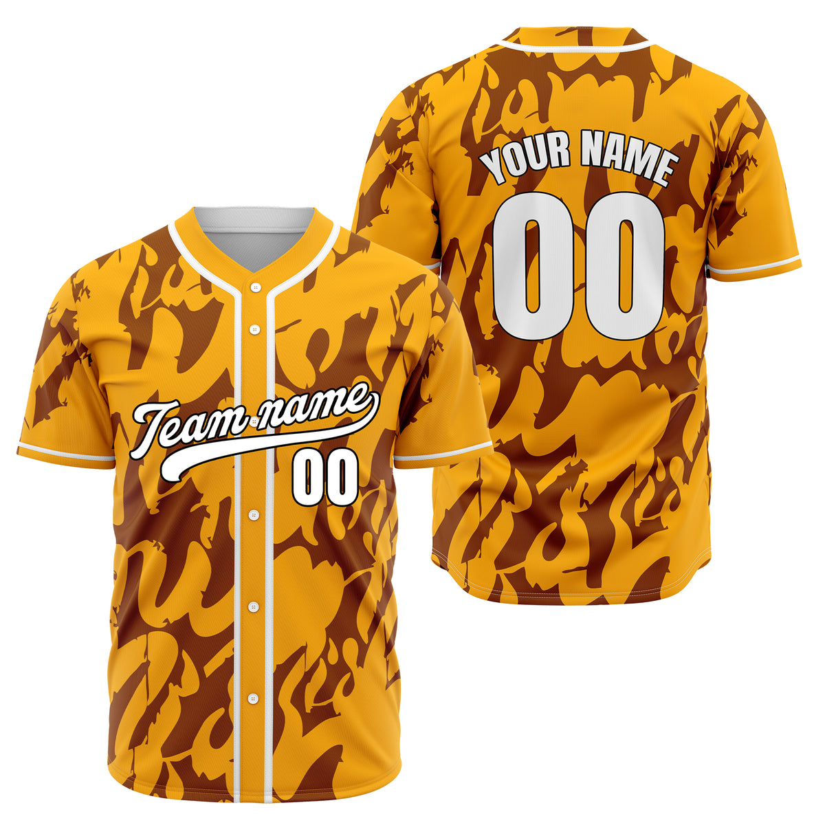 Custom Graffiti Sox Orange Baseball Sports Jersey Personalized Uniform with Name &amp; Number