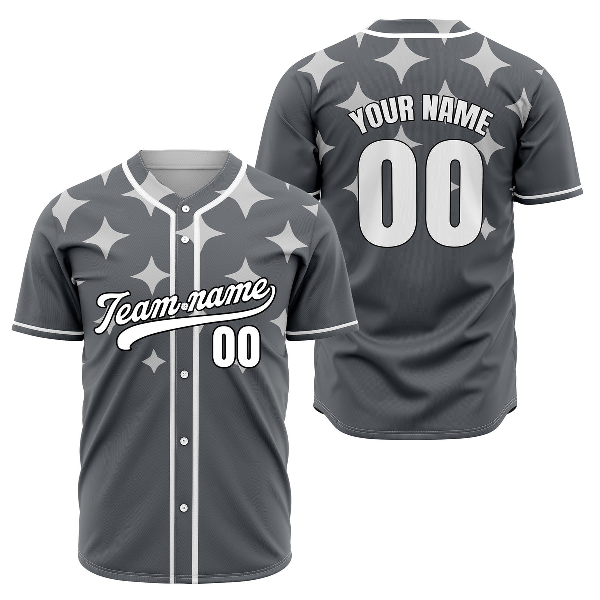 Custom Starlight Blue Baseball Sports Jersey Personalized Uniform with Name & Number