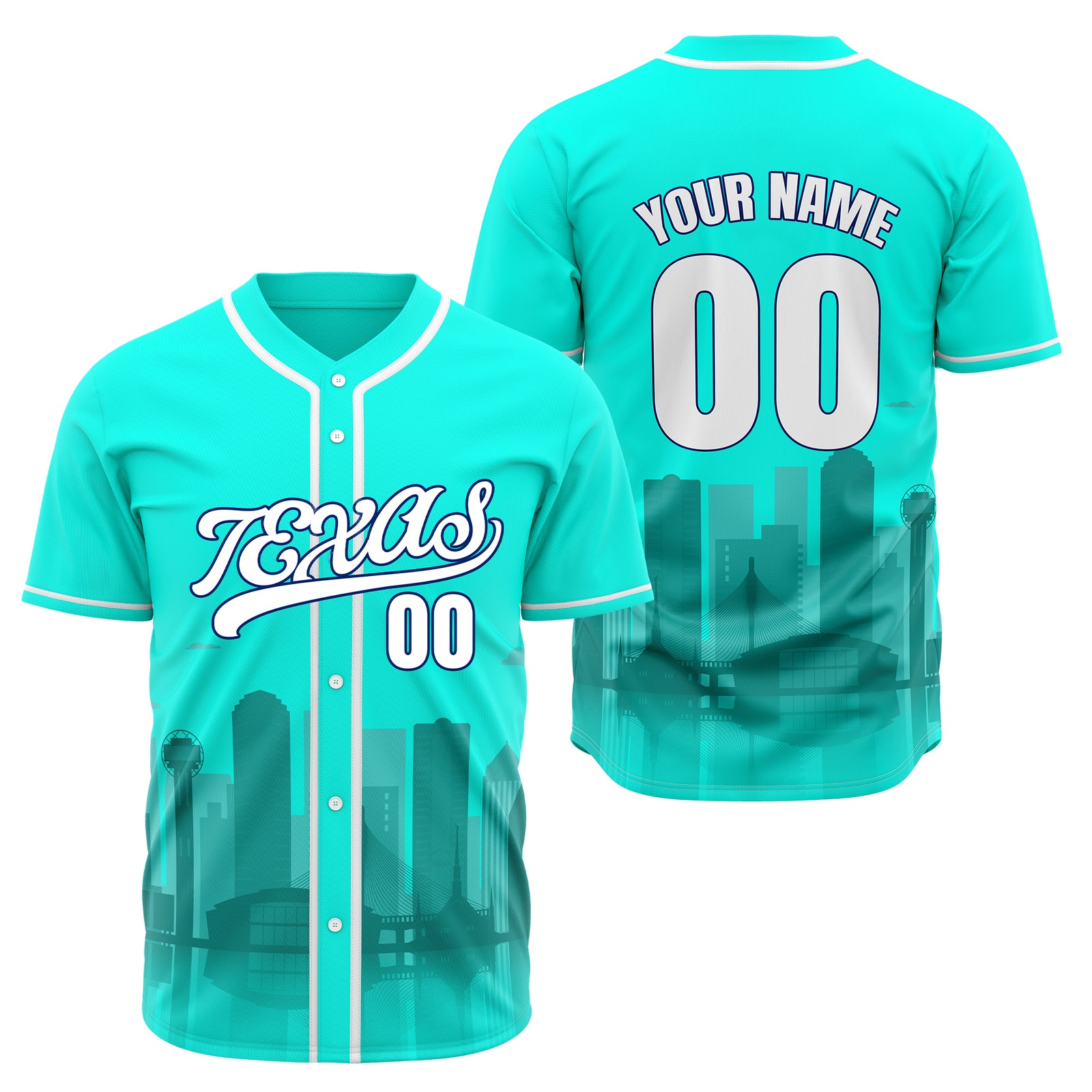 Custom City Lights Black Baseball Sports Jersey Personalized Uniform with Name & Number