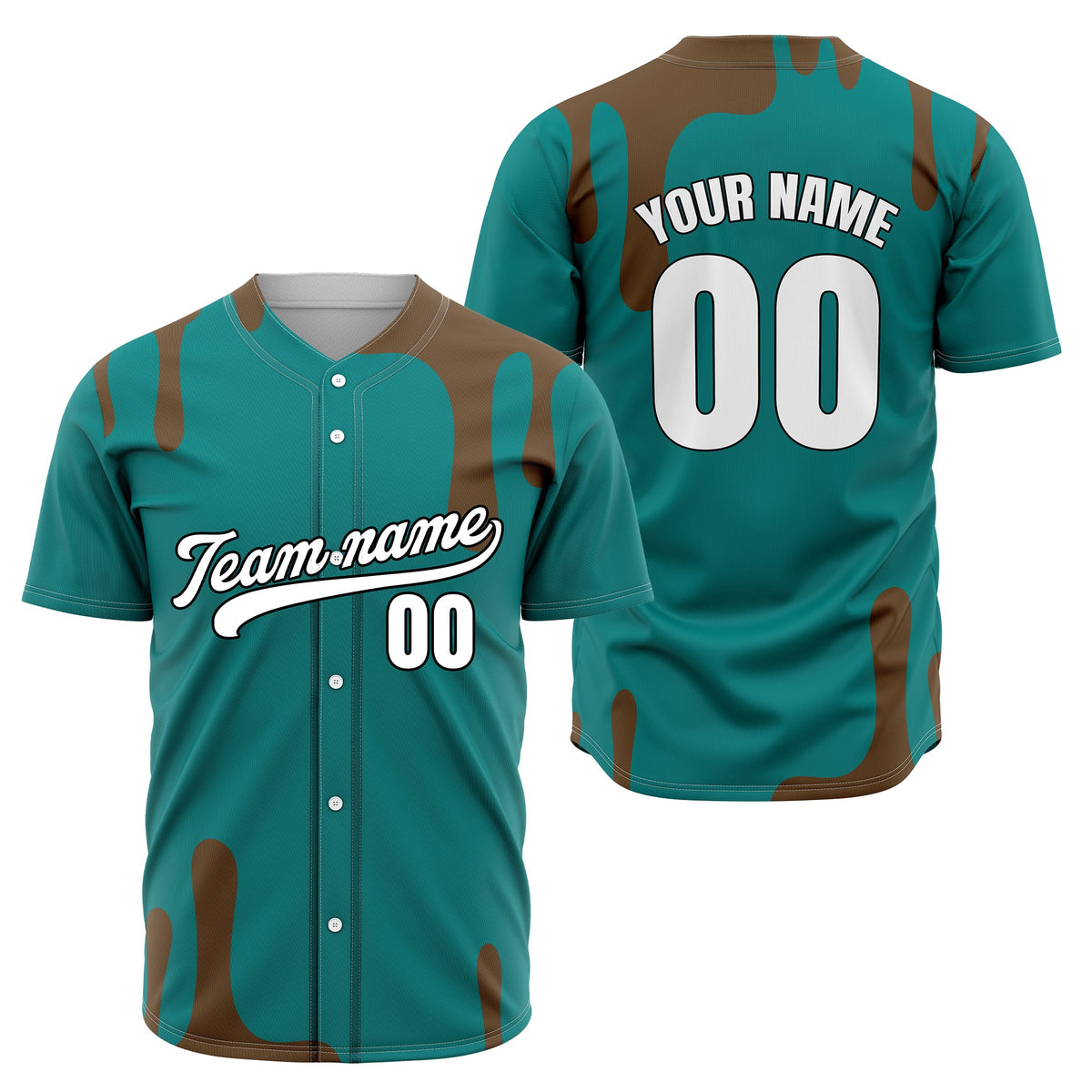 Custom Ink Dripline Black Sports Jersey Personalized Uniform with Name & Number