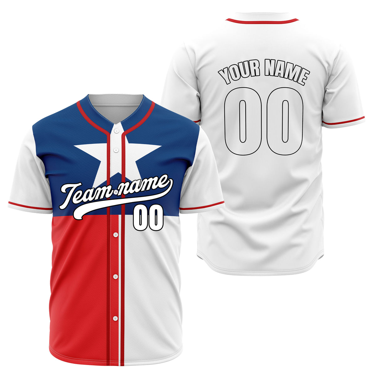Custom Texas Legacy Baseball Sports Jersey Personalized Uniform with Name &amp; Number
