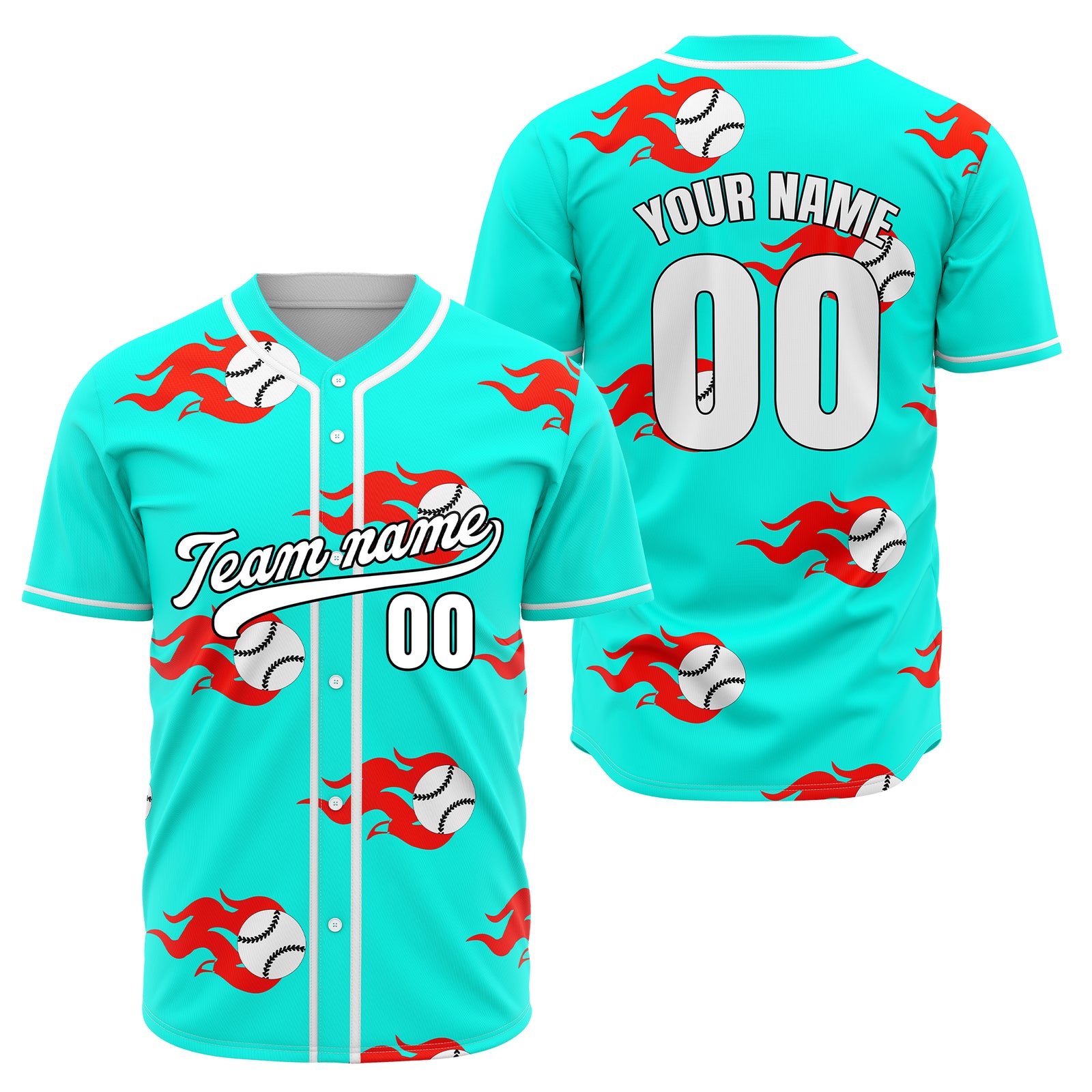 Custom Fireballers Grey Baseball Sports Jersey Personalized Uniform with Name & Number