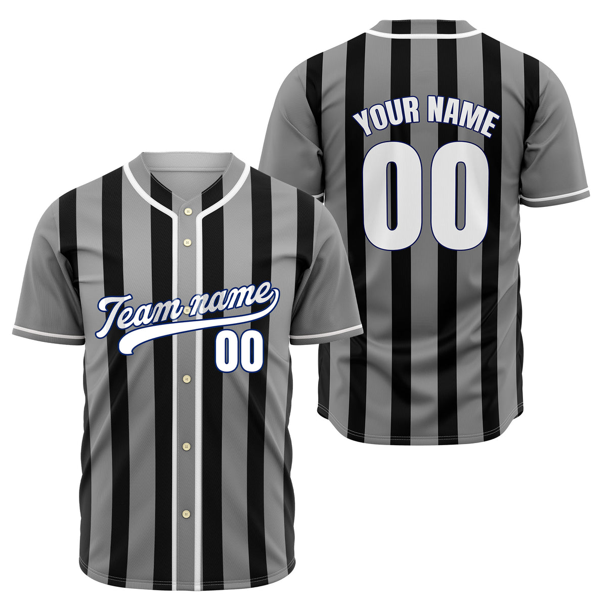 Custom Strikeforce Grey Raglan Style Baseball Sports Jersey Personalized Uniform with Name &amp; Number