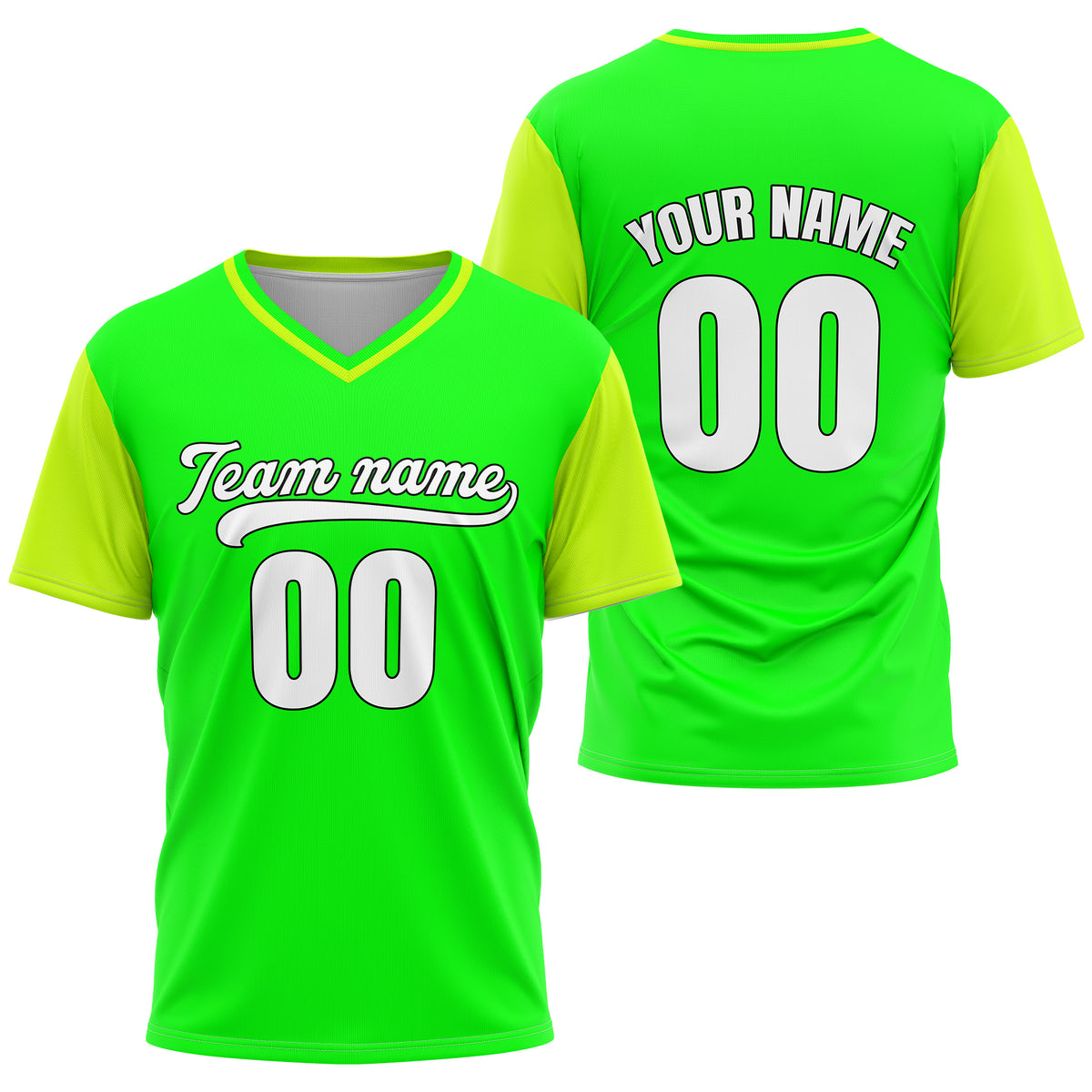 Custom Victory Line Green Pullover Baseball Sports Jersey Personalized Uniform with Name &amp; Number