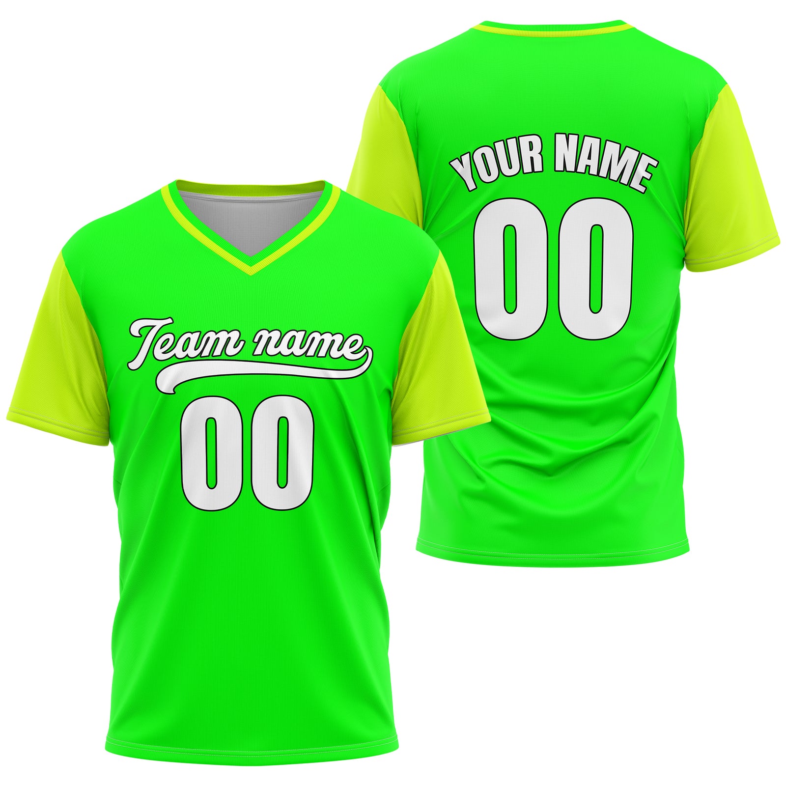 Custom Victory Line Green Pullover Baseball Sports Jersey Personalized Uniform with Name & Number