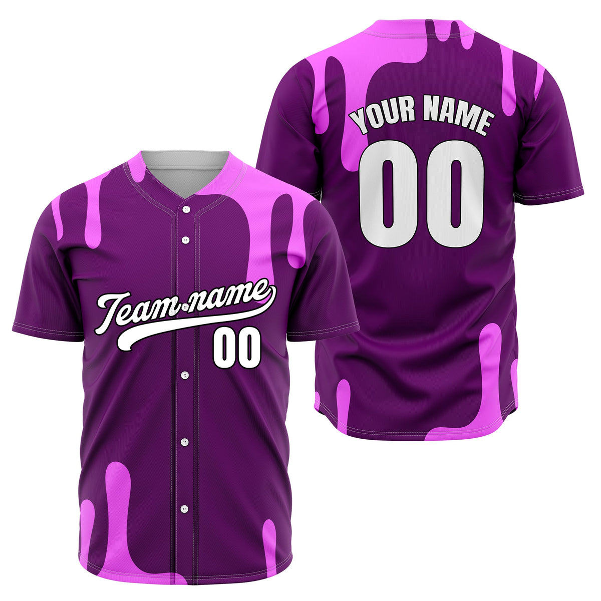 Custom Ink Dripline Black Sports Jersey Personalized Uniform with Name & Number