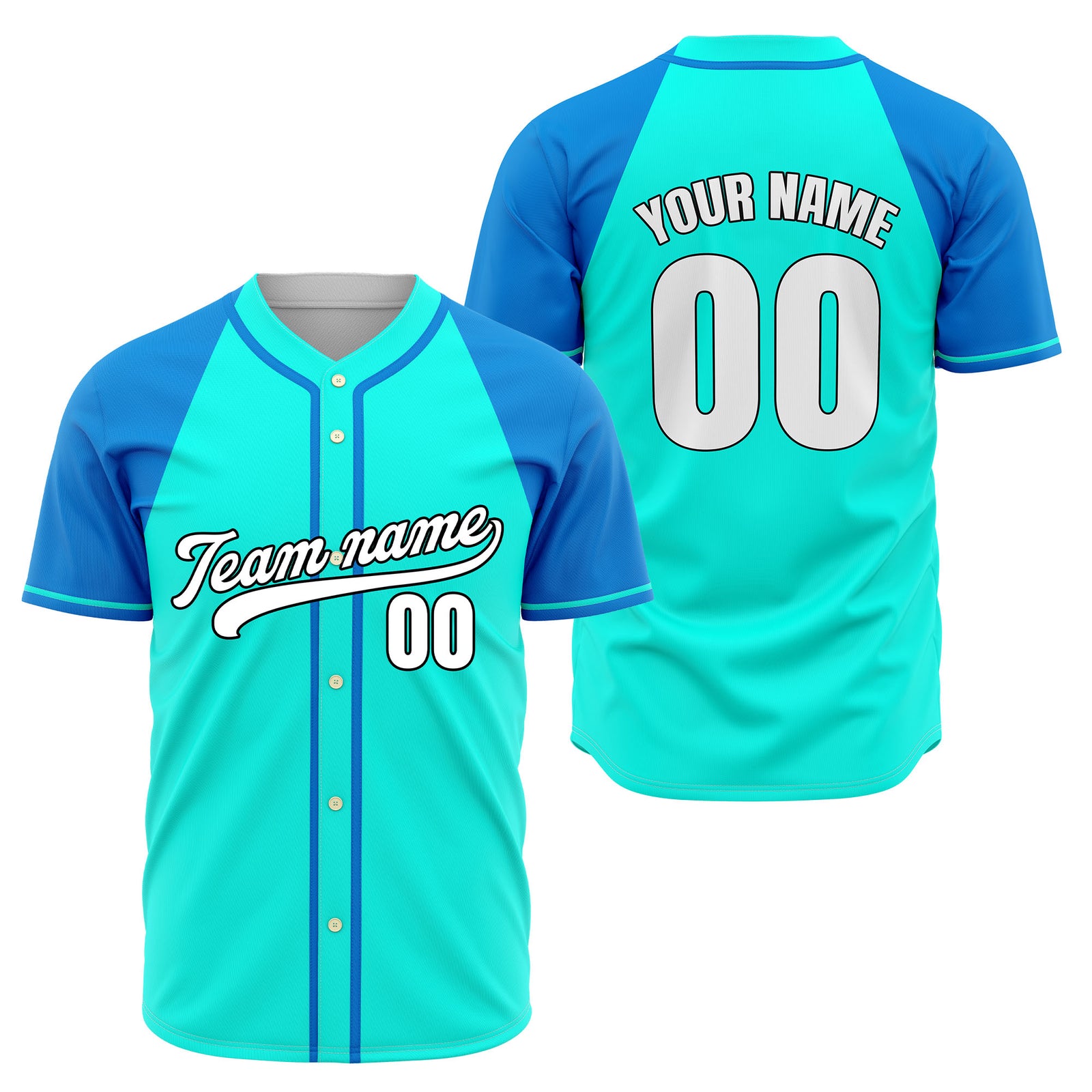 Custom Desert Blaze Black Raglan Style Baseball Sports Jersey Personalized Uniform with Name & Number