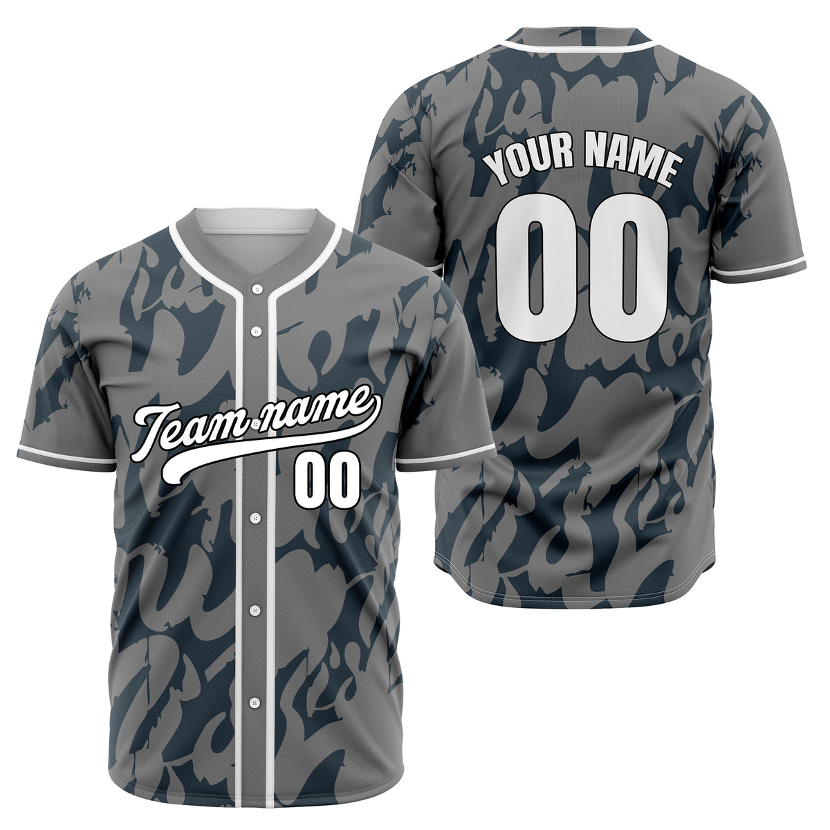 Custom Graffiti Sox Blue Baseball Sports Jersey Personalized Uniform with Name & Number