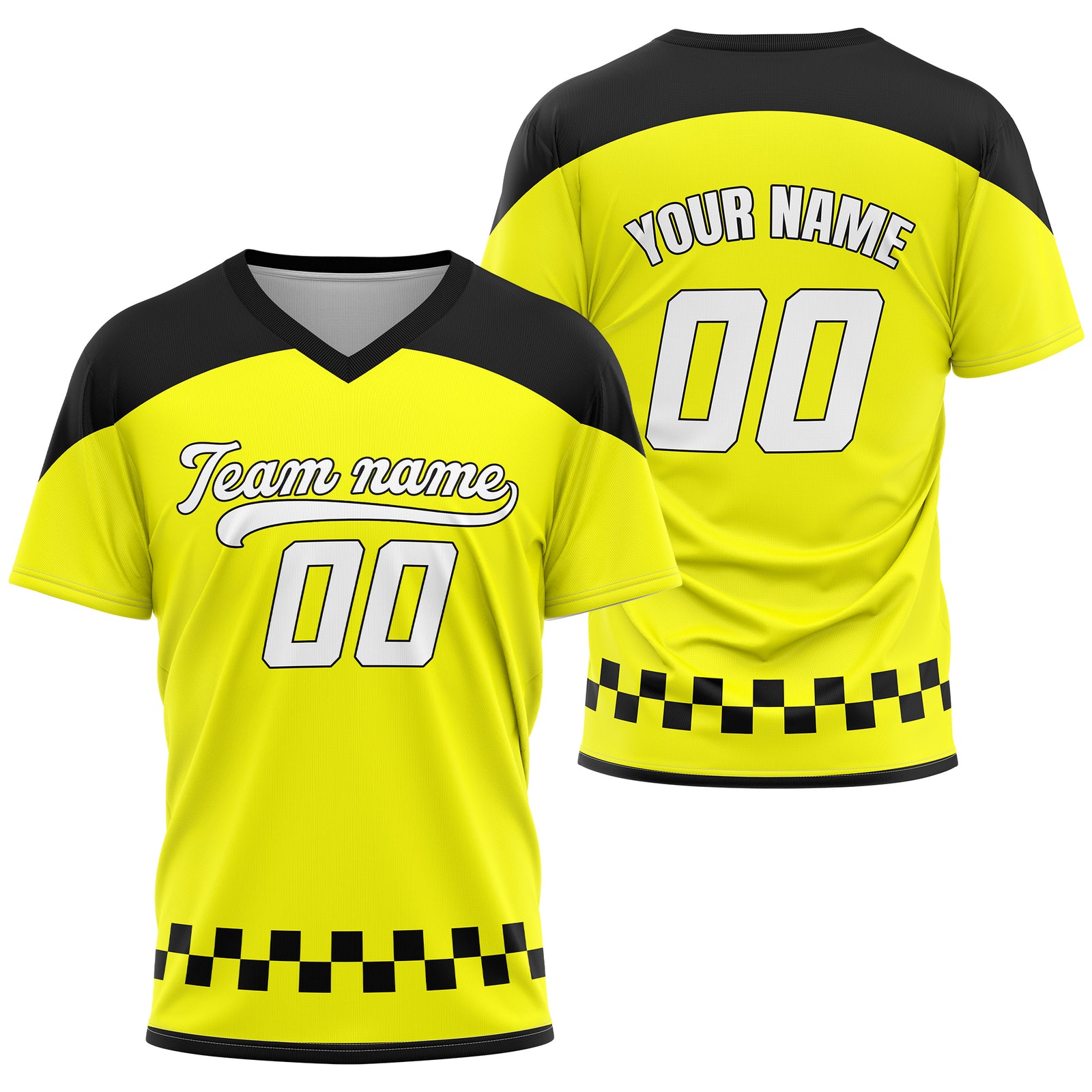 Custom Darkvolt Yellow Pullover Baseball Sports Jersey Personalized Uniform with Name & Number