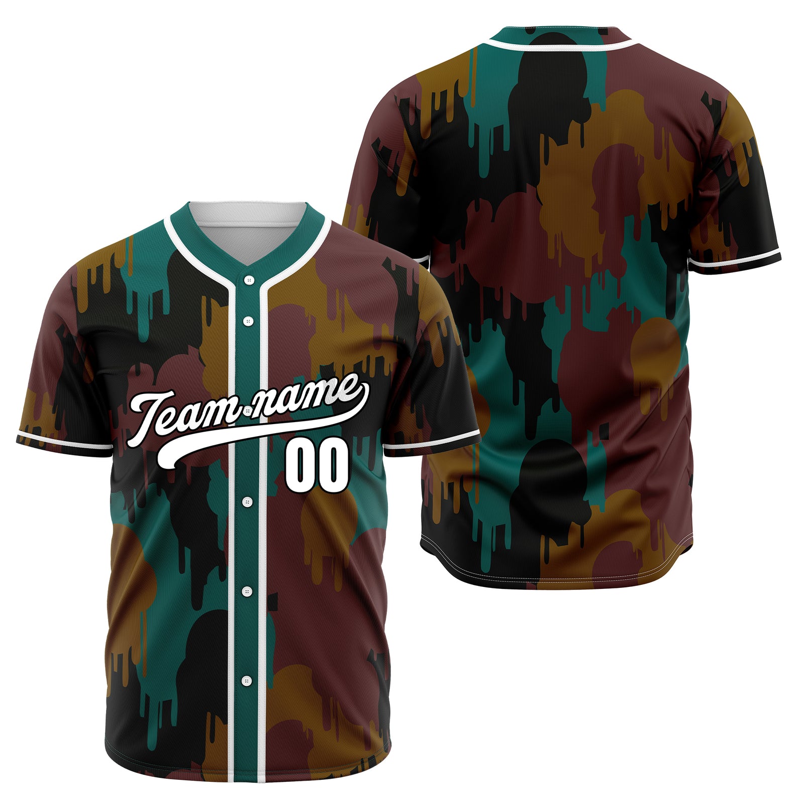 Custom Paint Hustlers Khaki Baseball Sports Jersey Personalized Uniform with Name & Number
