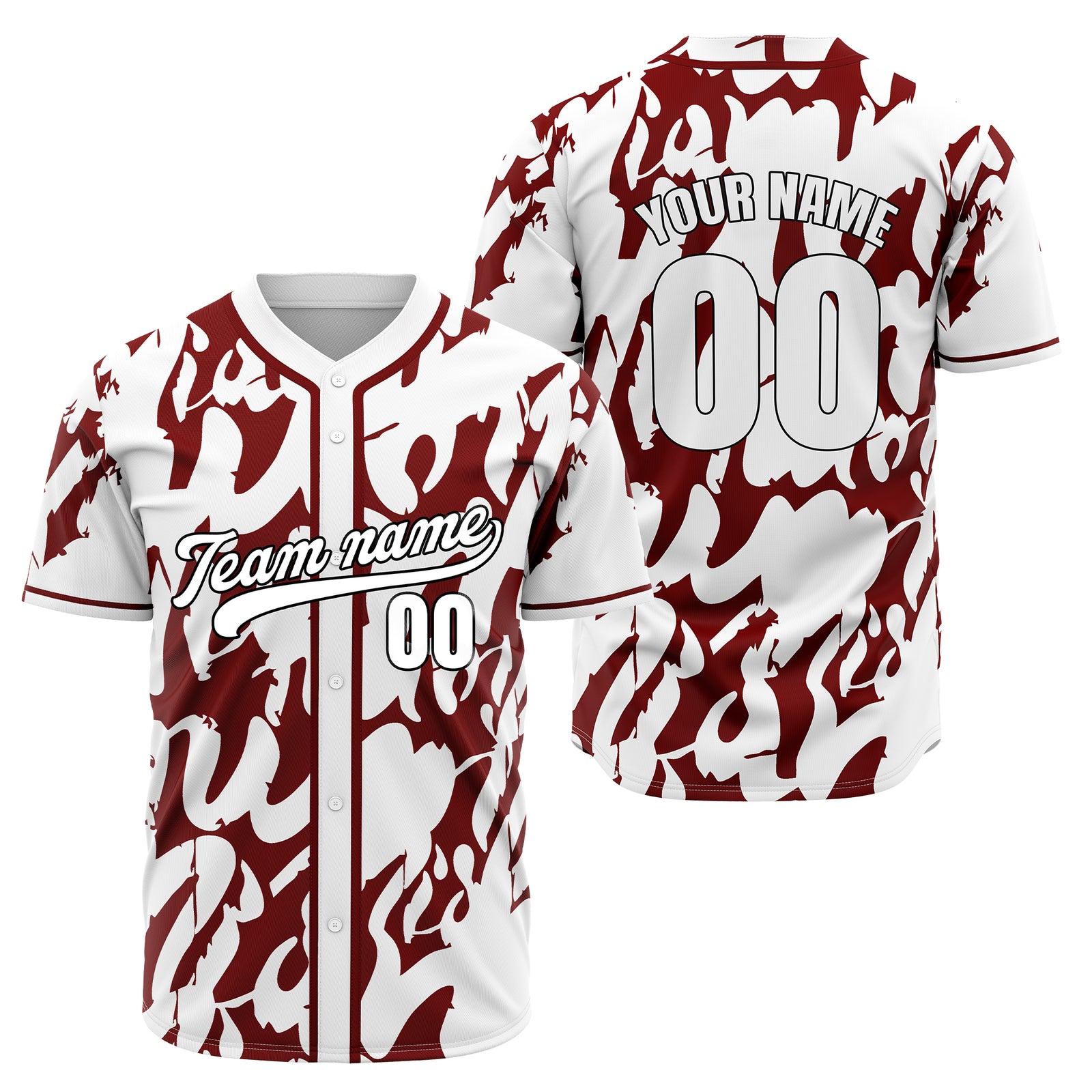 Custom Graffiti Sox White Baseball Sports Jersey Personalized Uniform with Name & Number