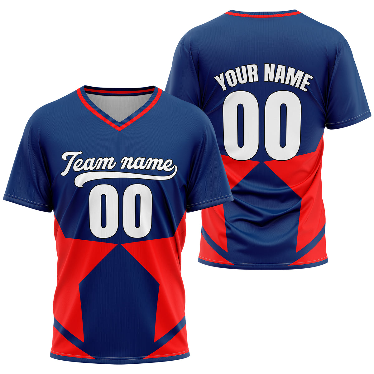 Custom NovaLine Red Pullover Baseball Sports Jersey Personalized Uniform with Name & Number