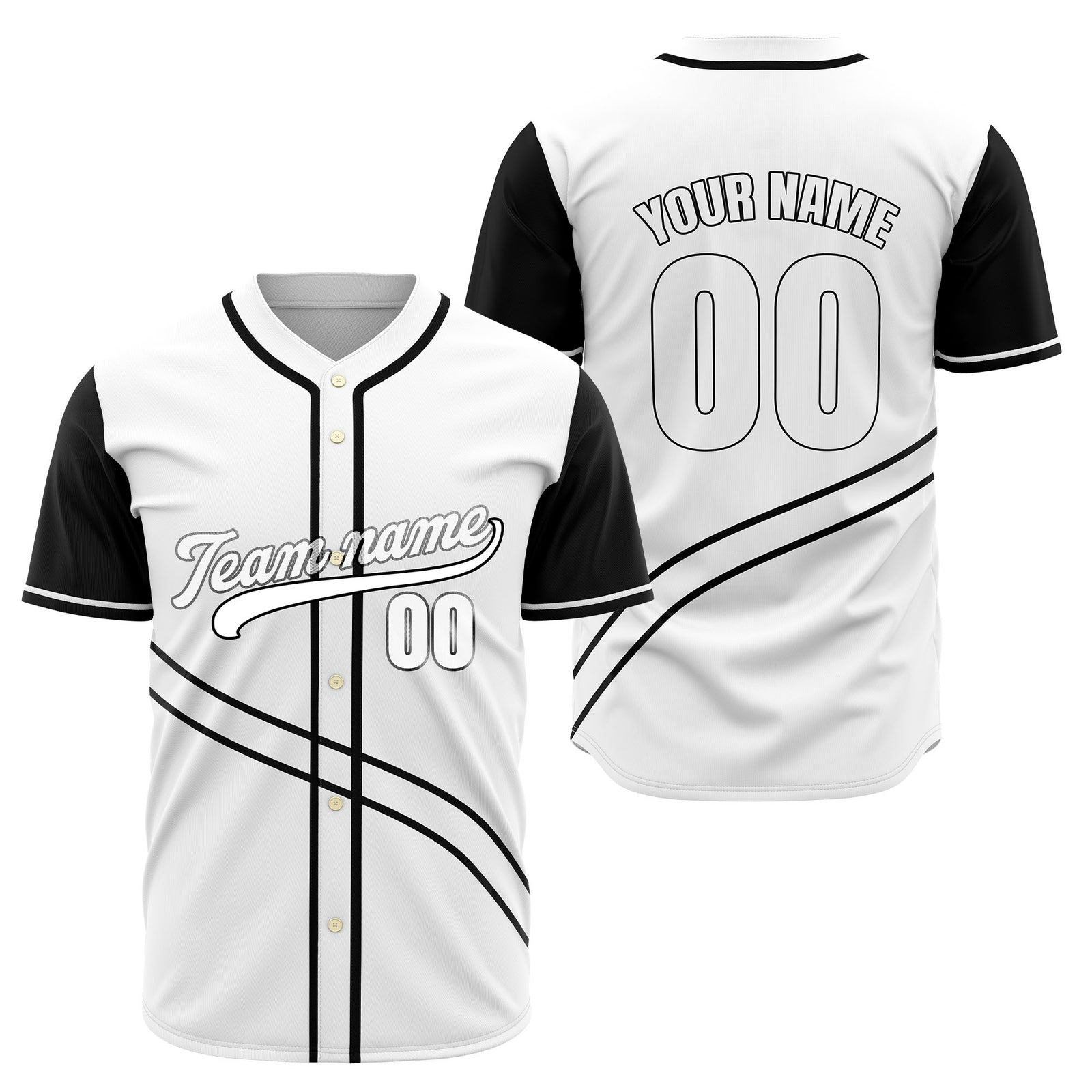 Custom Swift Green Raglan Style Baseball Sports Jersey Personalized Uniform with Name & Number