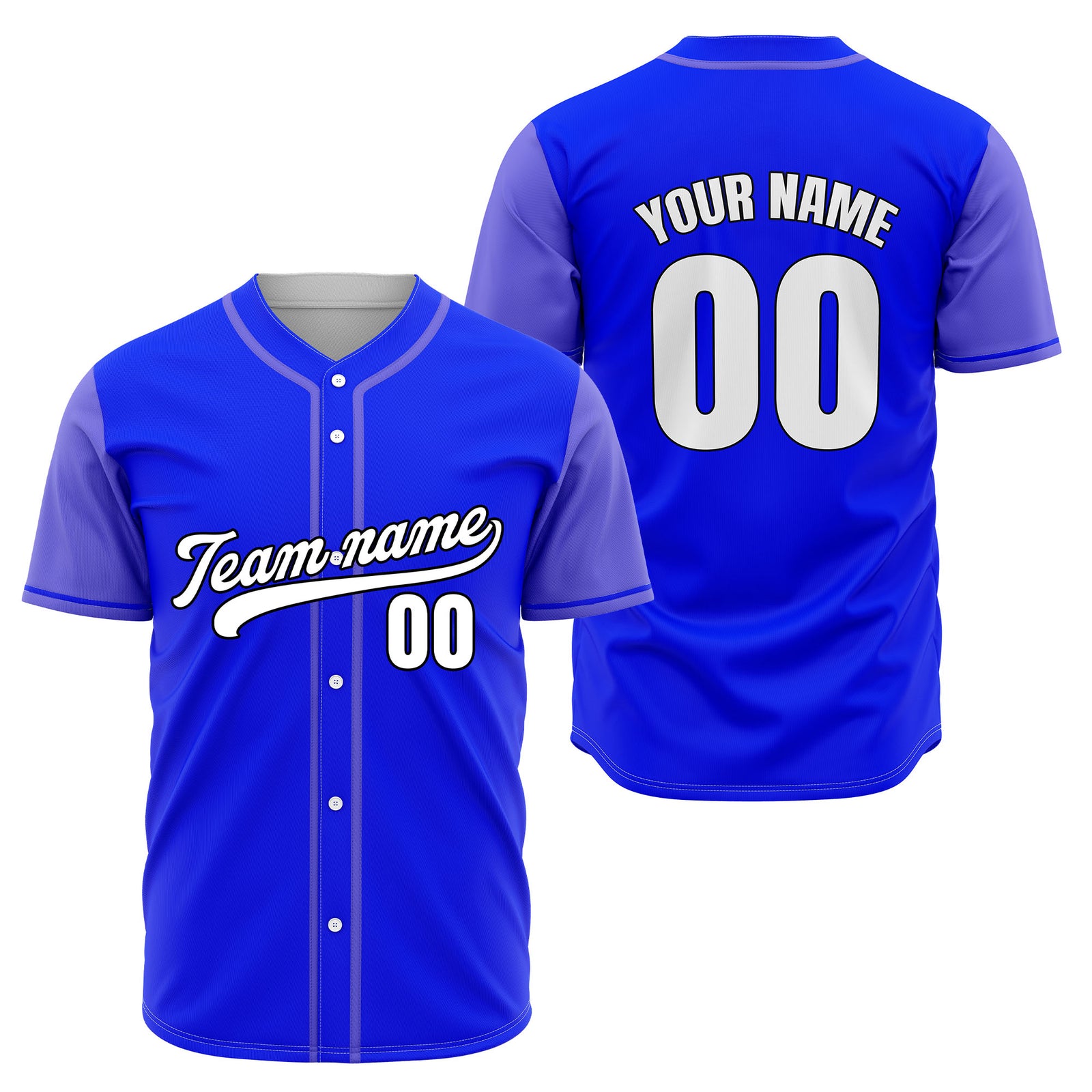 Custom Crimson Blue Raglan Style Baseball Sports Jersey Personalized Uniform with Name & Number
