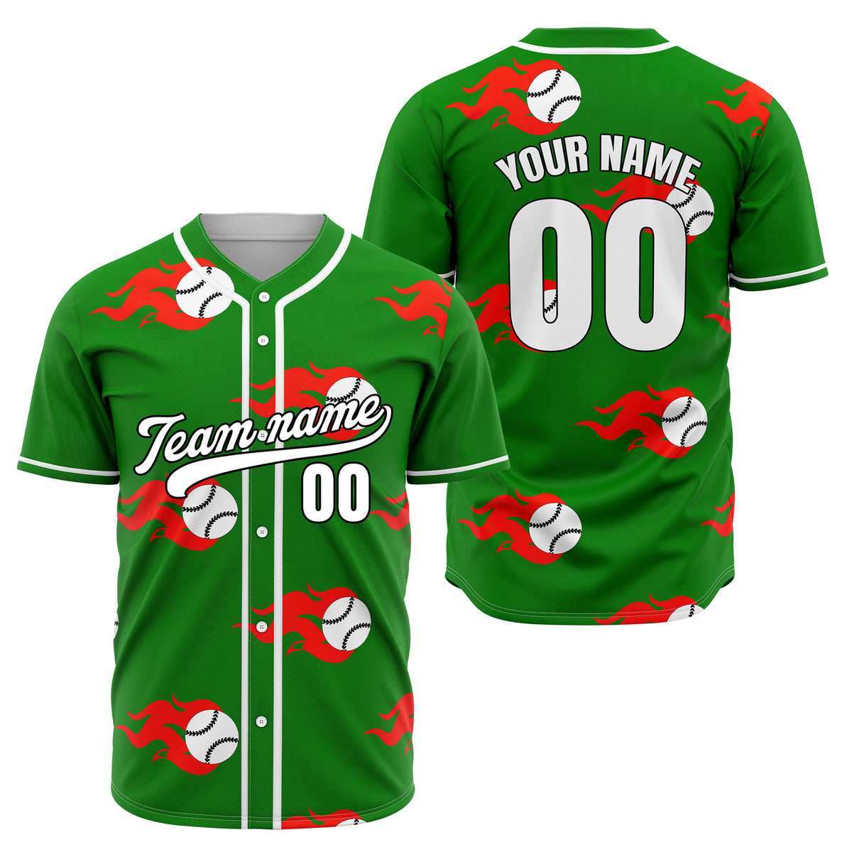 Custom Fireballers Grey Baseball Sports Jersey Personalized Uniform with Name & Number