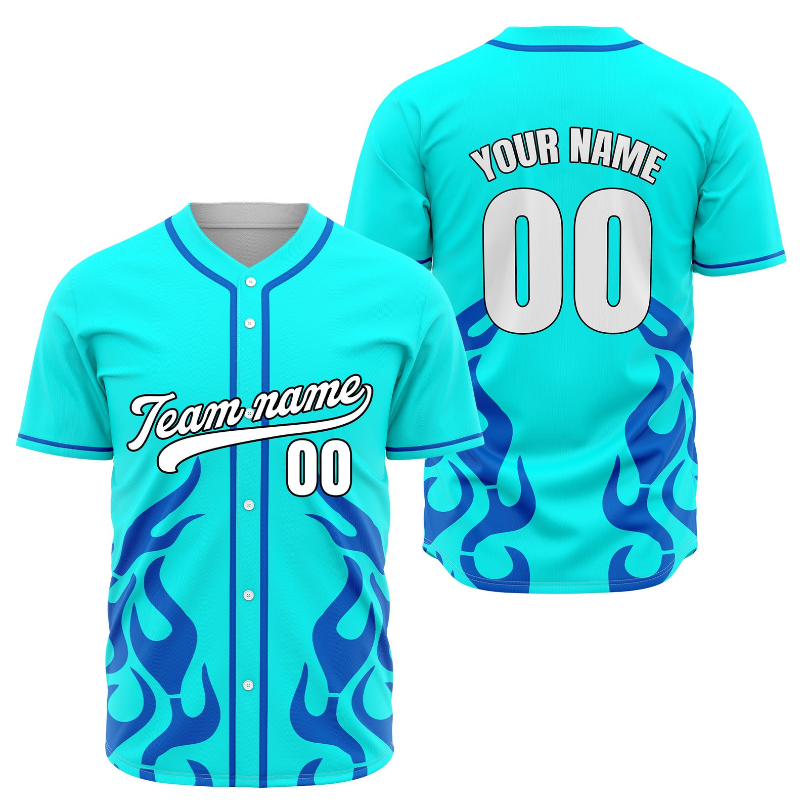 Custom Shadow Flames Red Baseball Sports Jersey Personalized Uniform with Name & Number