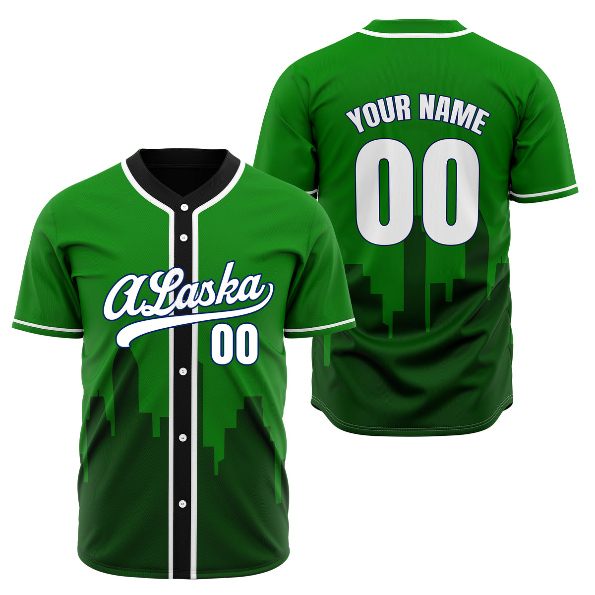 Custom City Horizon Grey Baseball Sports Jersey Personalized Uniform with Name & Number