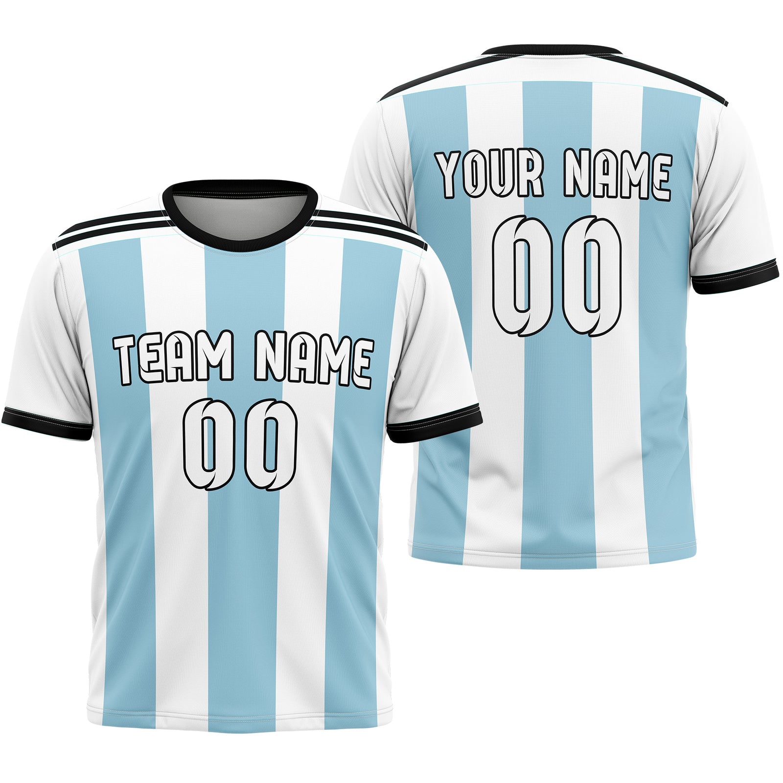 Custom ARGENTINA Fan Jersey Personalized with Name & Number