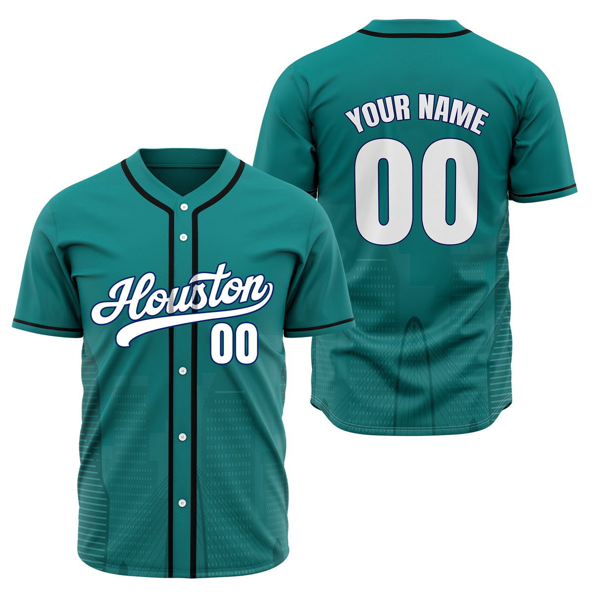 Custom City Pulse Green Baseball Sports Jersey Personalized Uniform with Name & Number
