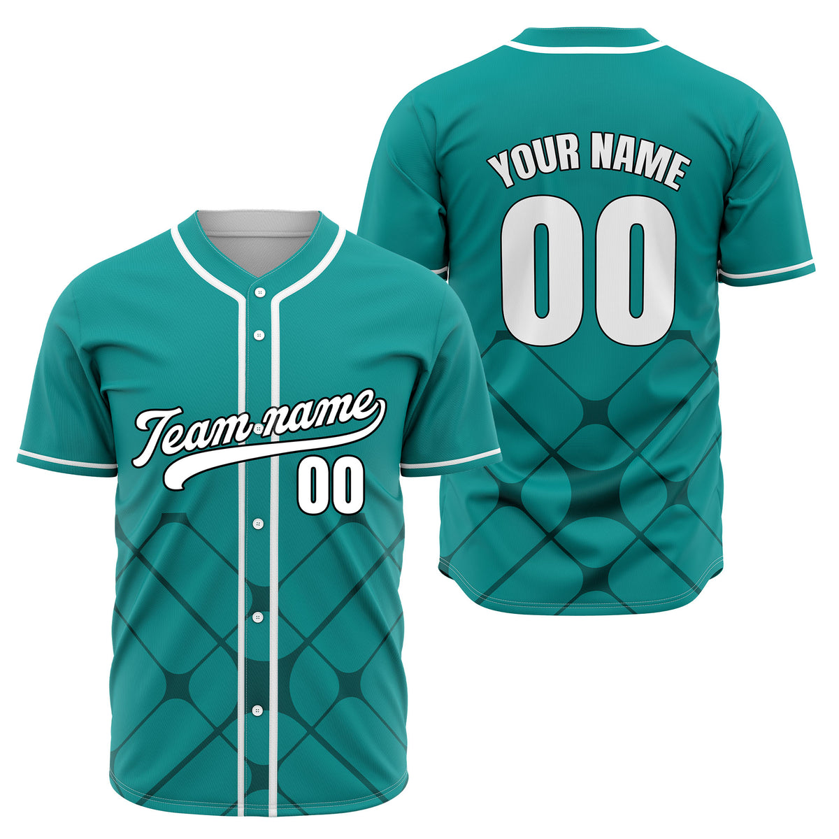 Custom Gridlock Blue Baseball Sports Jersey Personalized Uniform with Name & Number