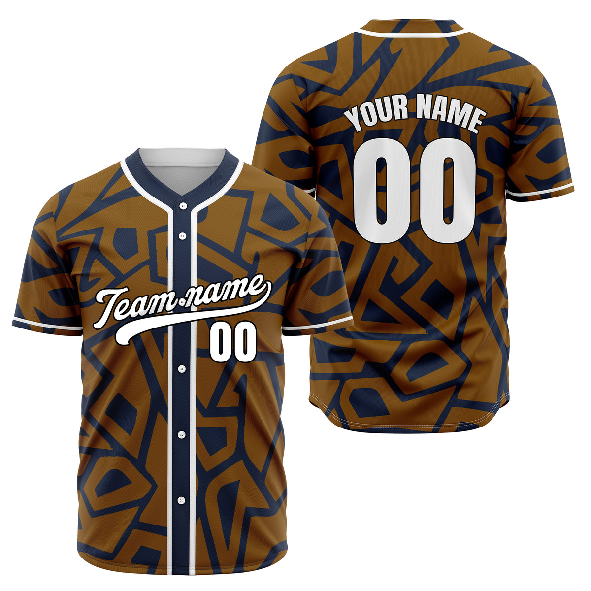 Custom Shadow Rebels Blue Baseball Sports Jersey Personalized Uniform with Name & Number