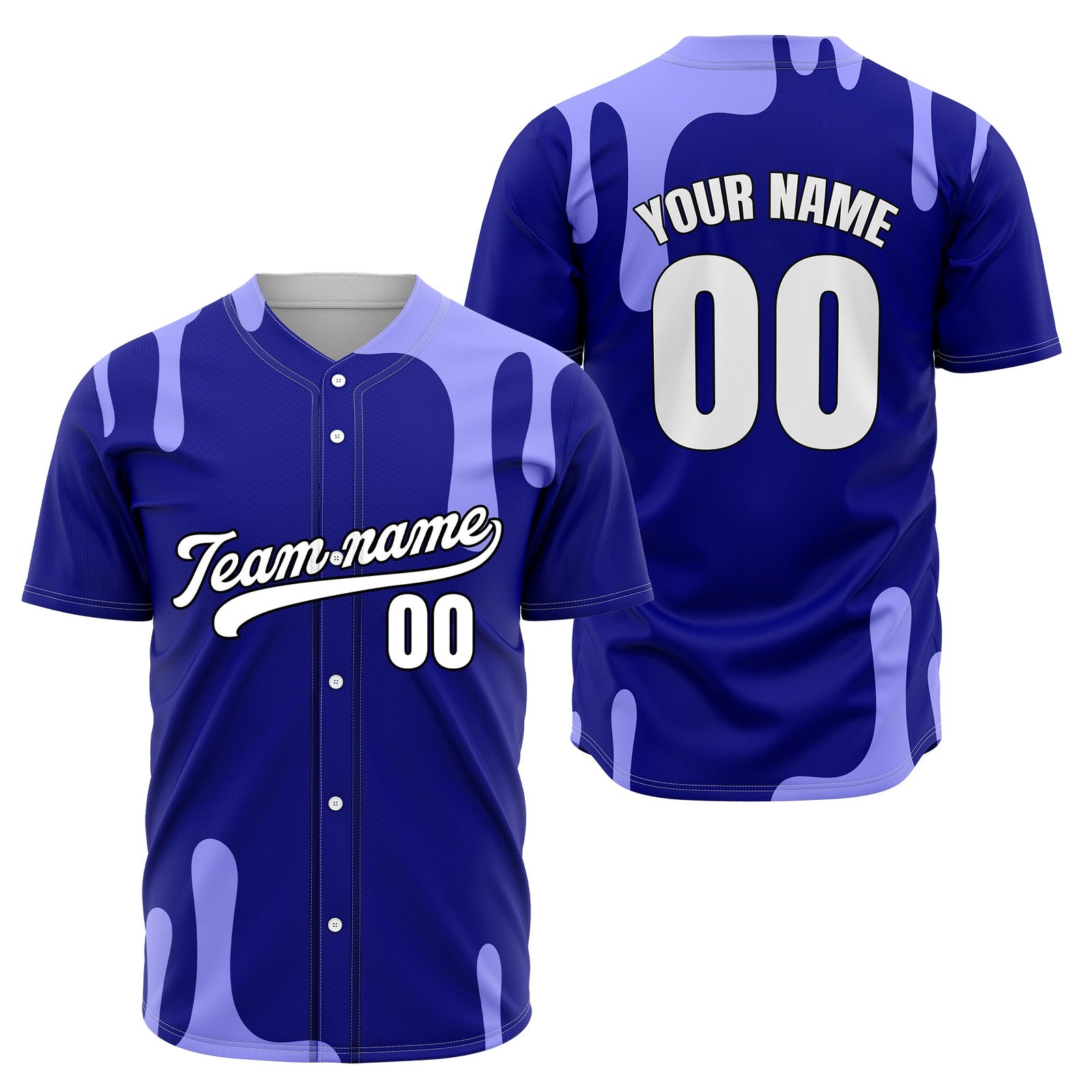 Custom Ink Dripline Black Sports Jersey Personalized Uniform with Name & Number